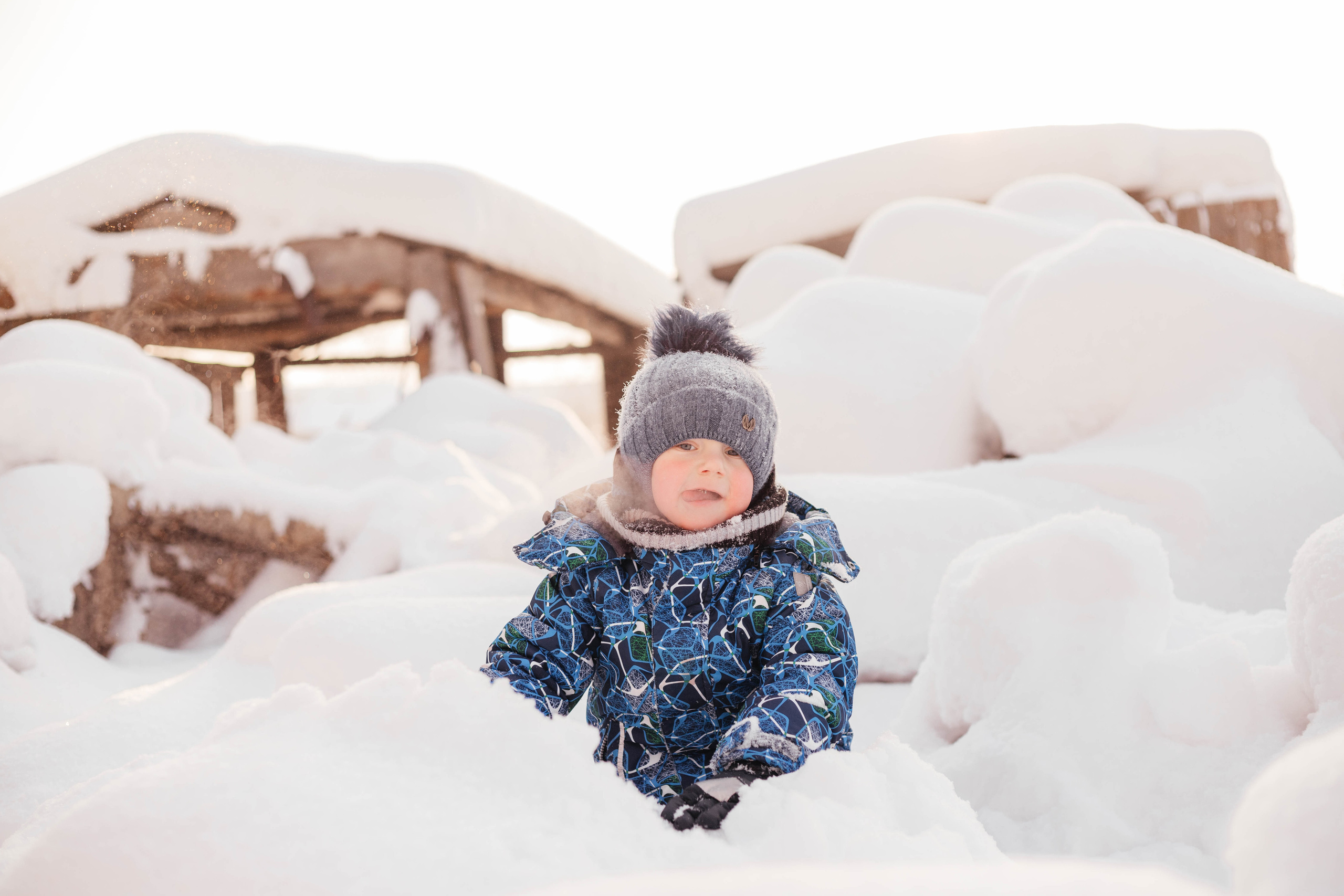 Зима в деревне. Свадебный и семейный фотограф Анна Печенкина