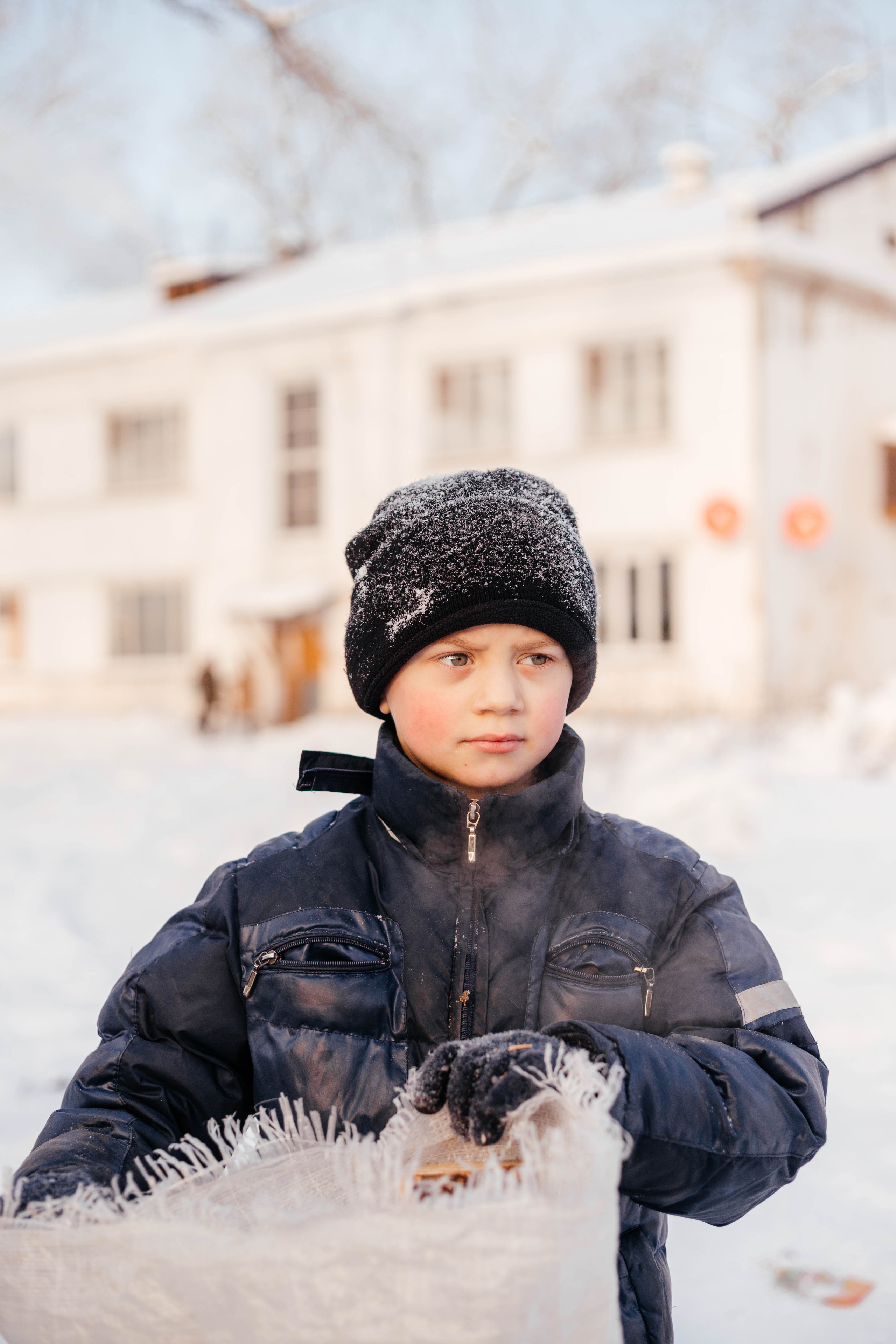 Зима в деревне. Свадебный и семейный фотограф Анна Печенкина