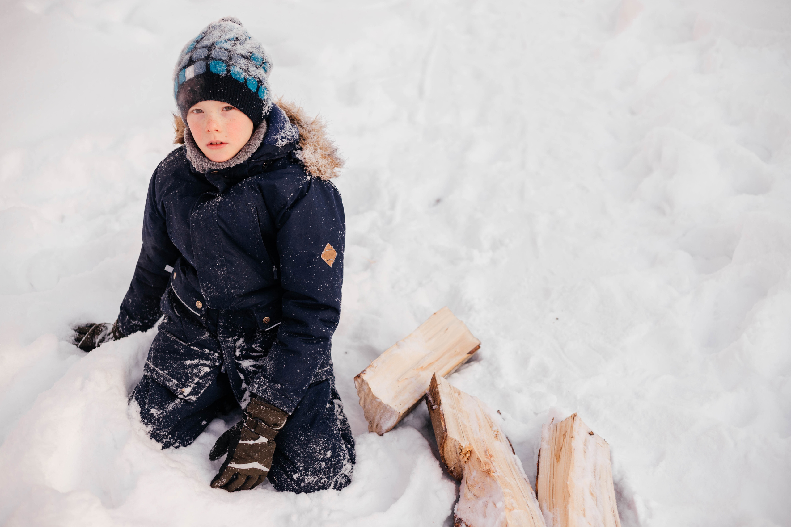 Зима в деревне. Свадебный и семейный фотограф Анна Печенкина