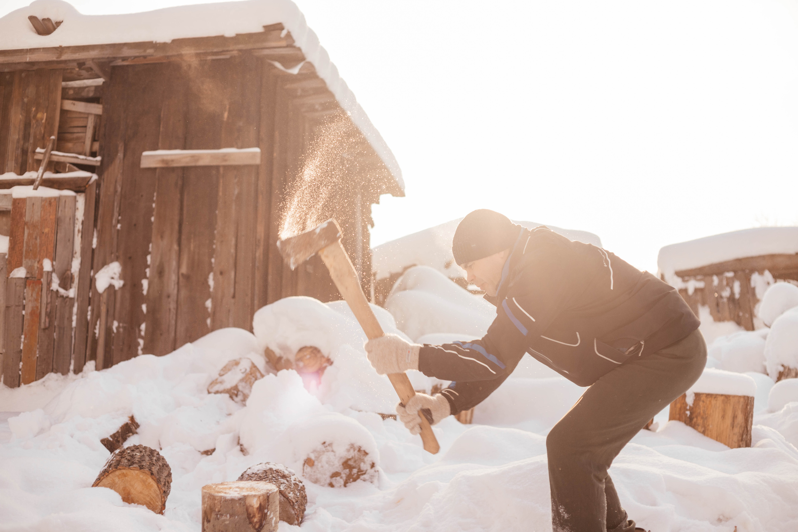Зима в деревне. Свадебный и семейный фотограф Анна Печенкина