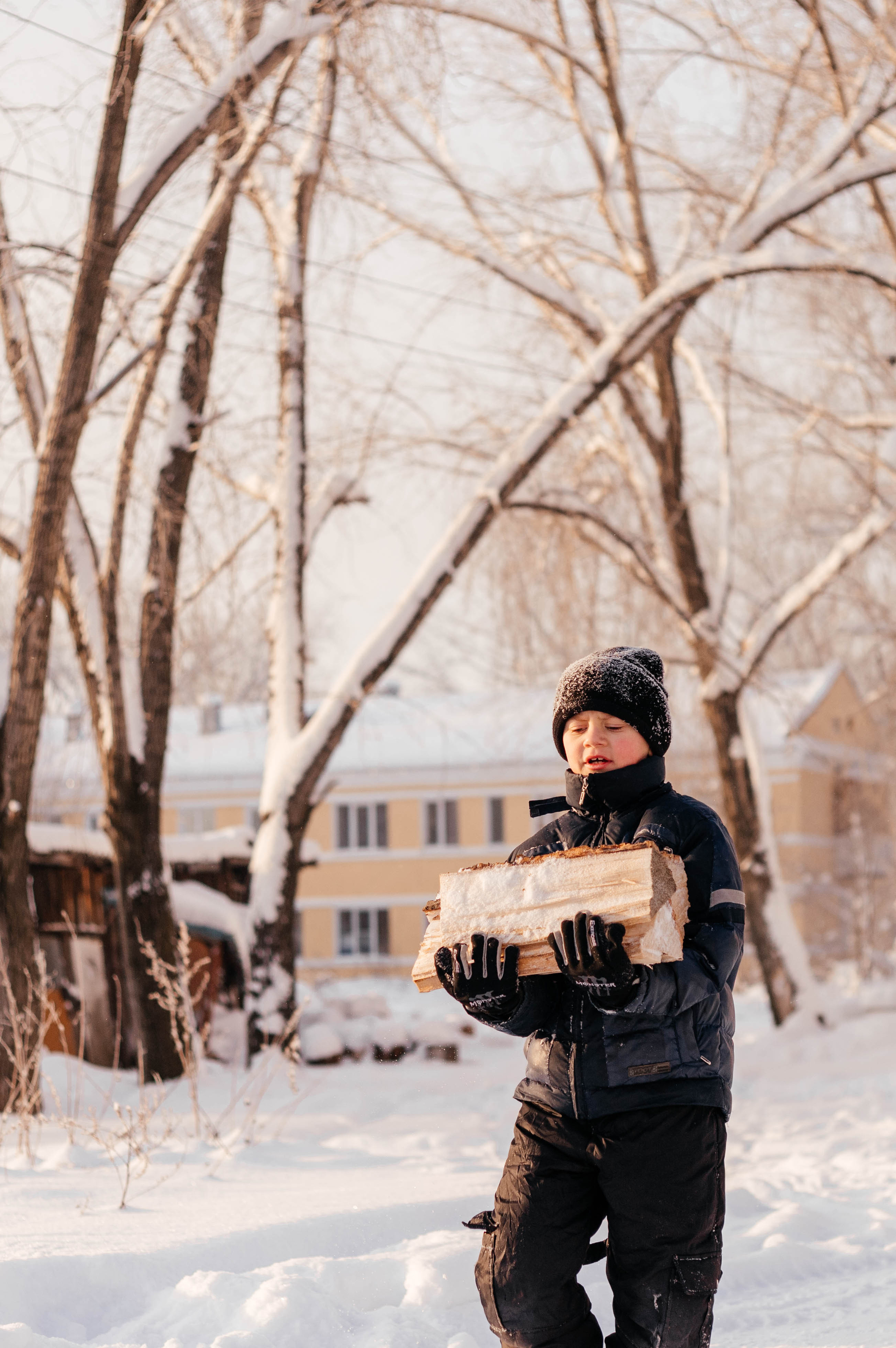Зима в деревне. Свадебный и семейный фотограф Анна Печенкина