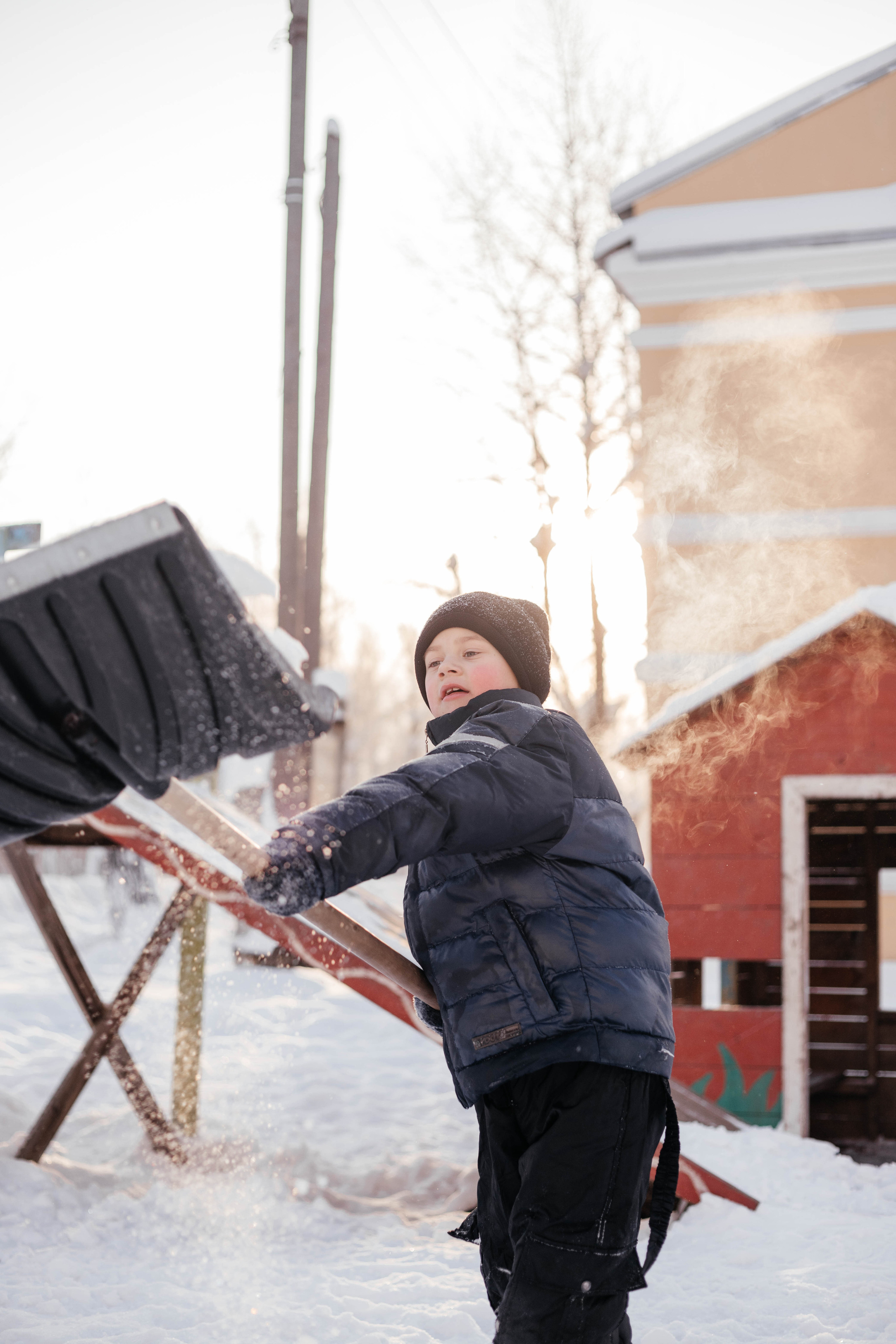 Зима в деревне. Свадебный и семейный фотограф Анна Печенкина