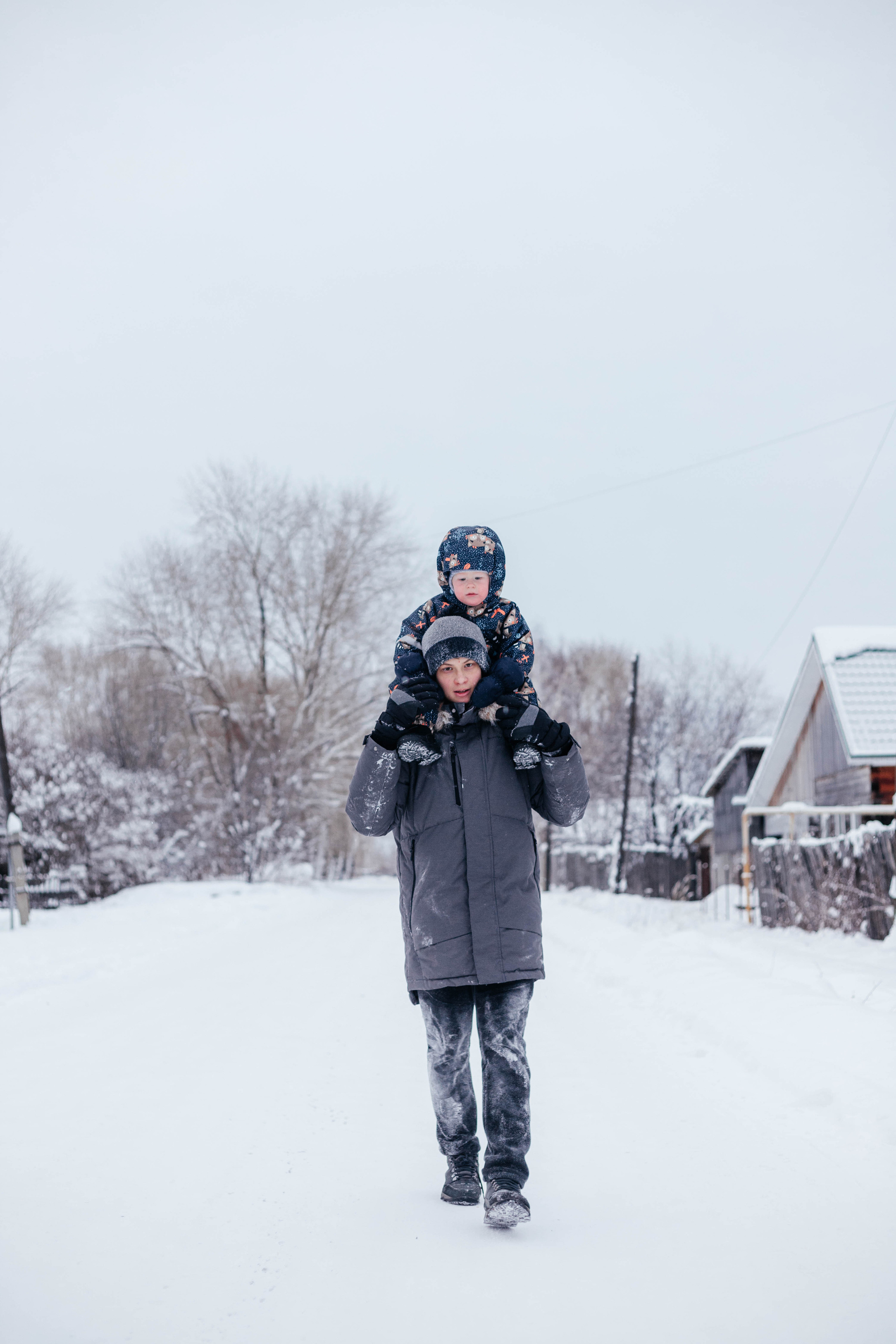 Зима в деревне. Свадебный и семейный фотограф Анна Печенкина