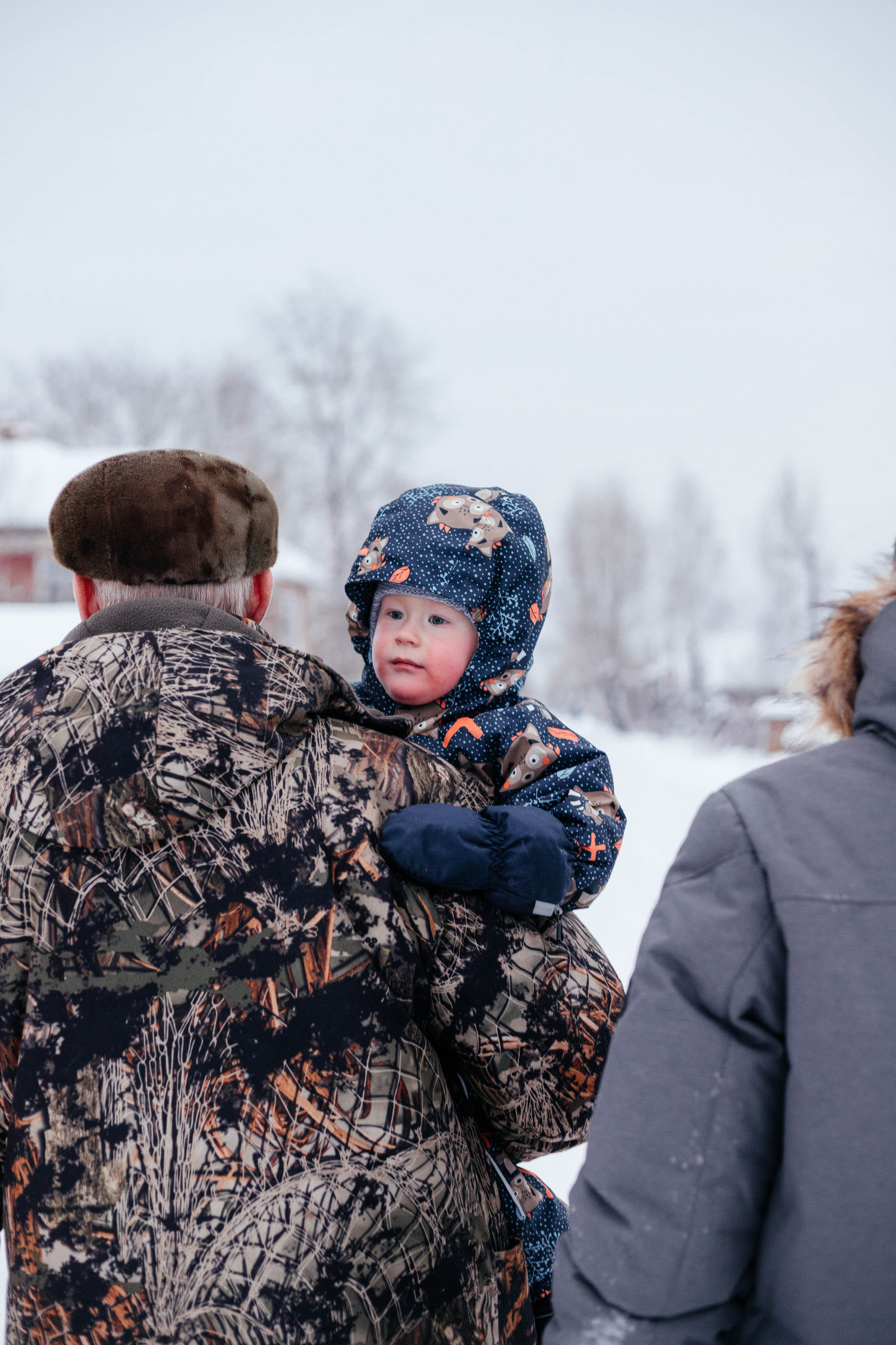 Зима в деревне. Свадебный и семейный фотограф Анна Печенкина