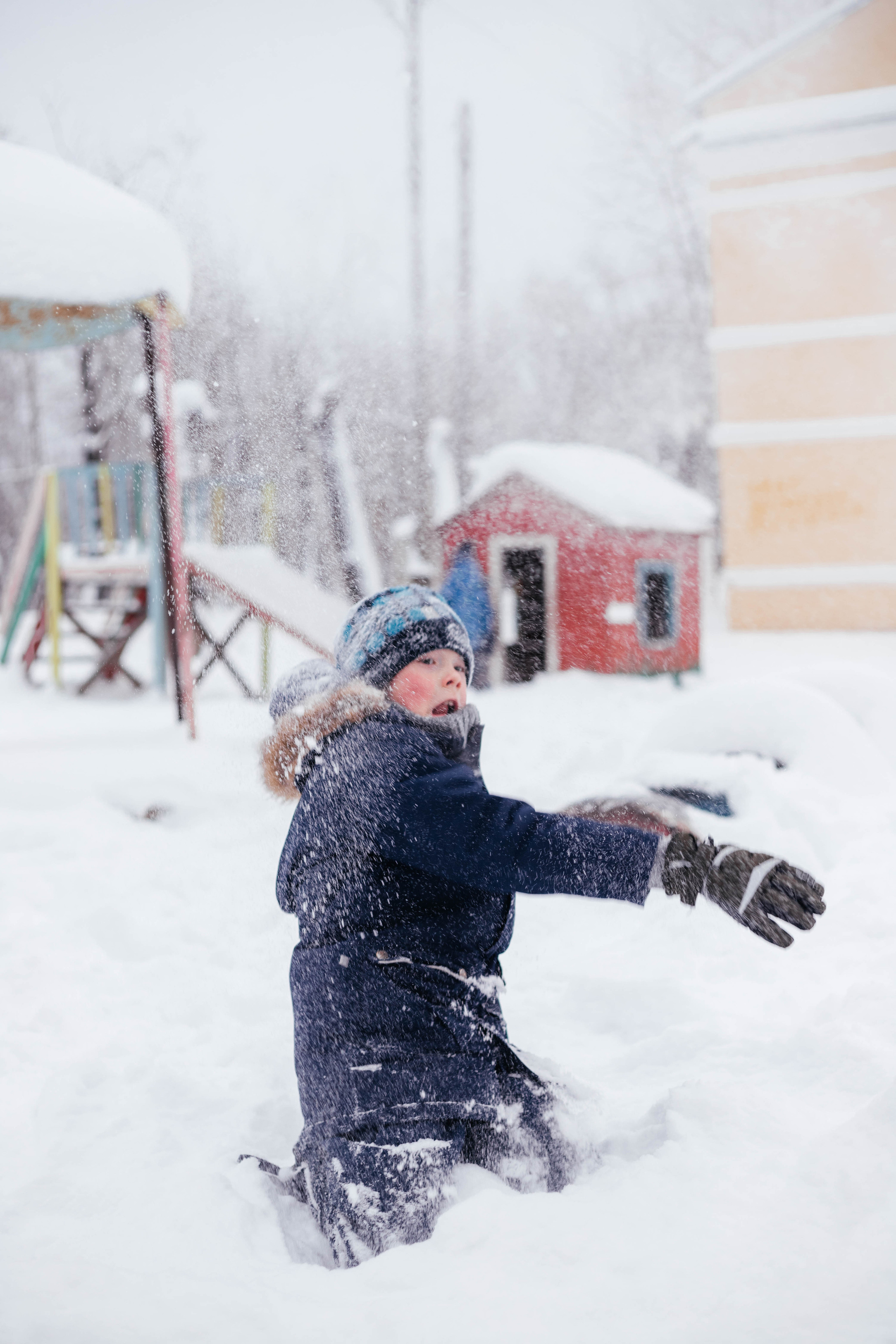 Зима в деревне. Свадебный и семейный фотограф Анна Печенкина