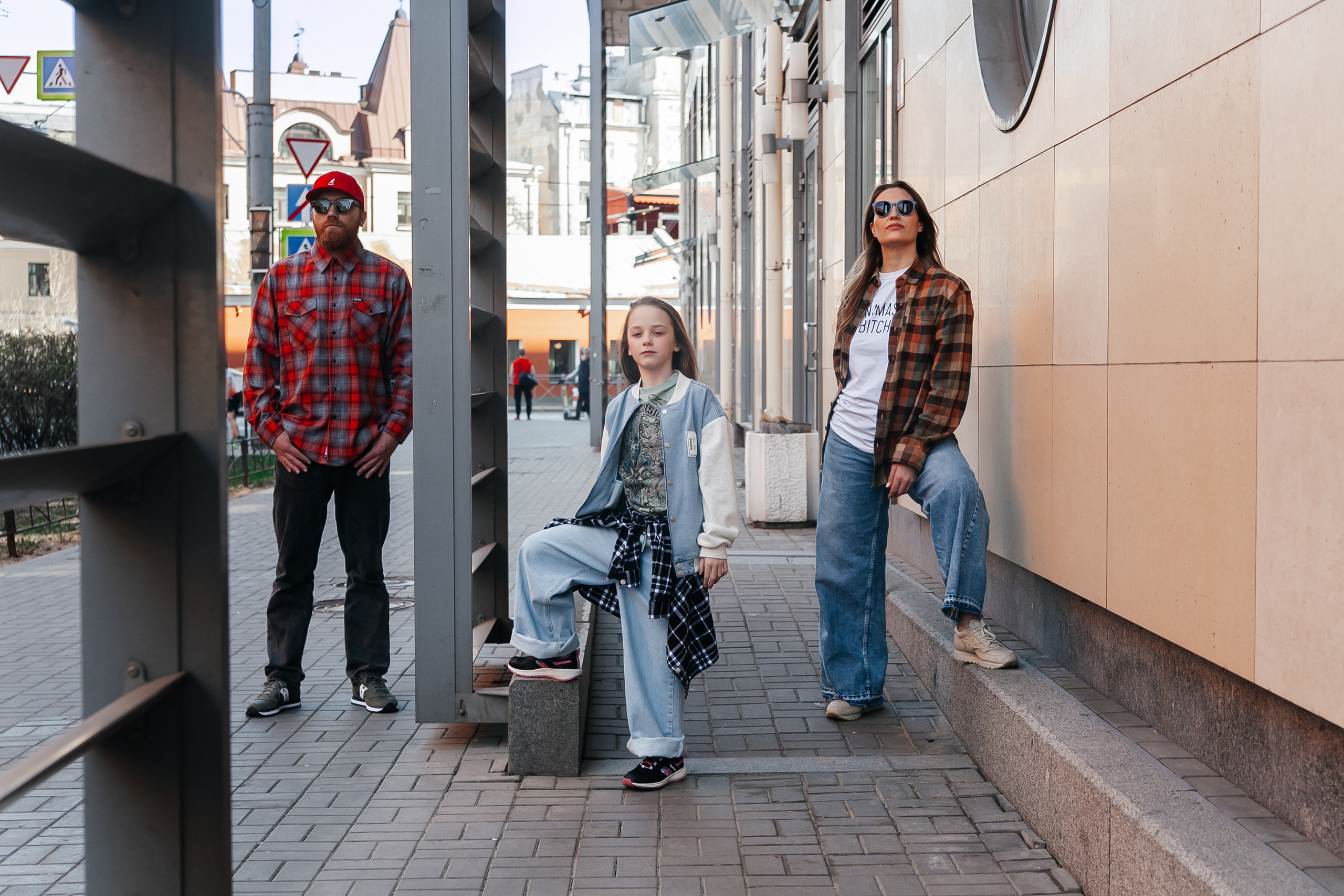 Семейная городская серия. Семейный фотограф, свадебный фотограф, женский портрет в Санкт-Петербу