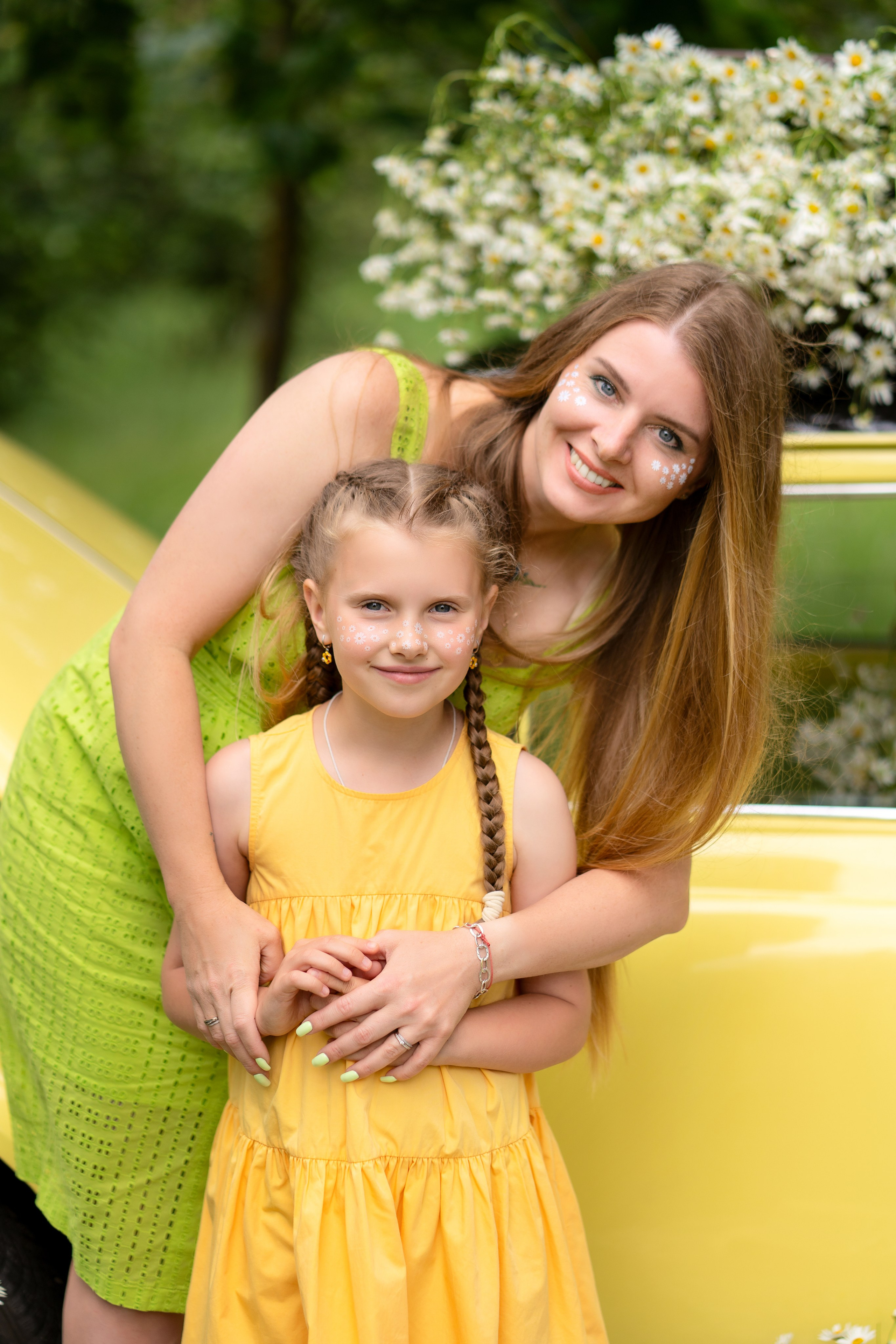 Фотодень Машина с ромашками. Семейный и свадебный фотограф Минск, Беларусь Анна Орловская