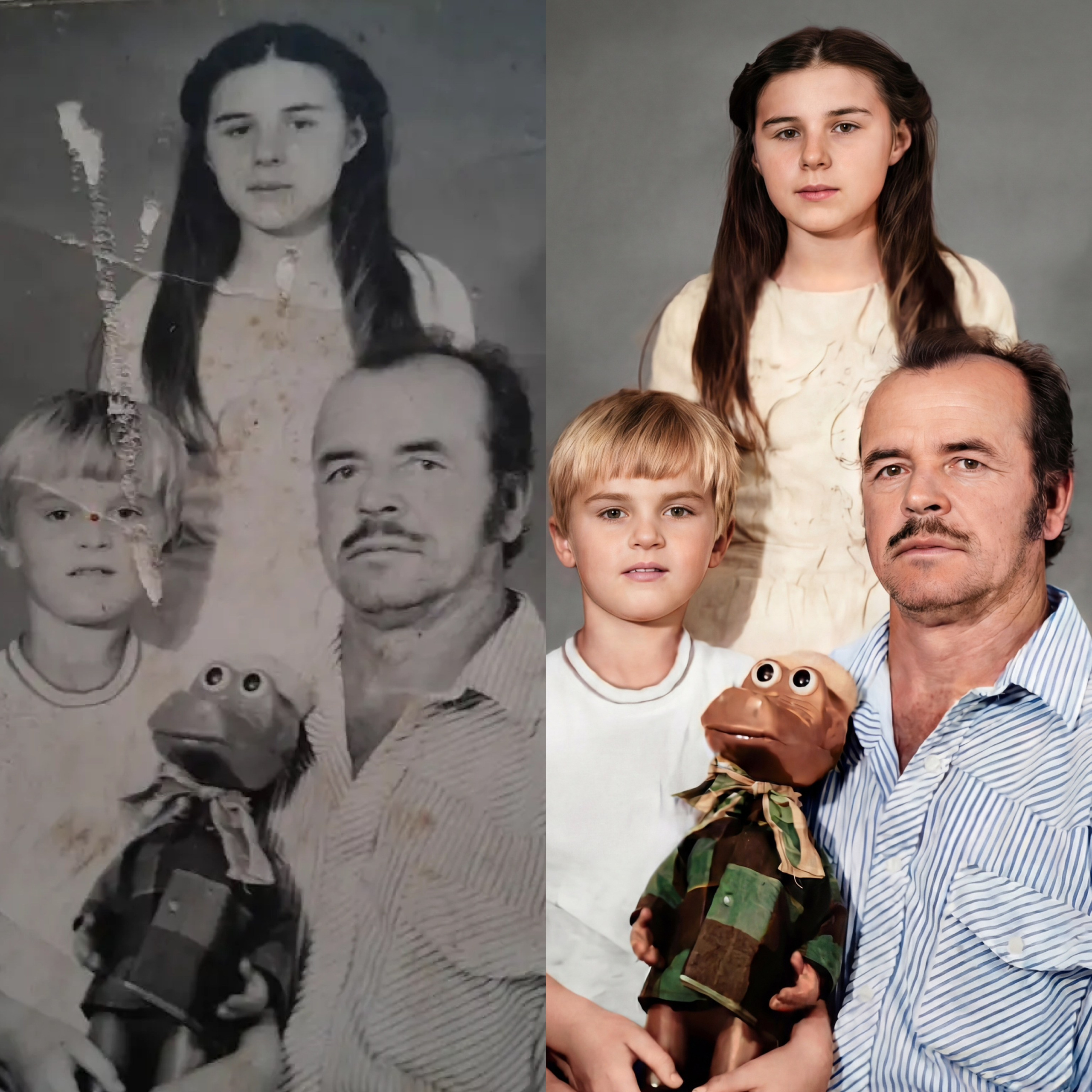 Реставрация старых фото. AI‑креатор: фото‑ и видео‑креативы на нейросетях