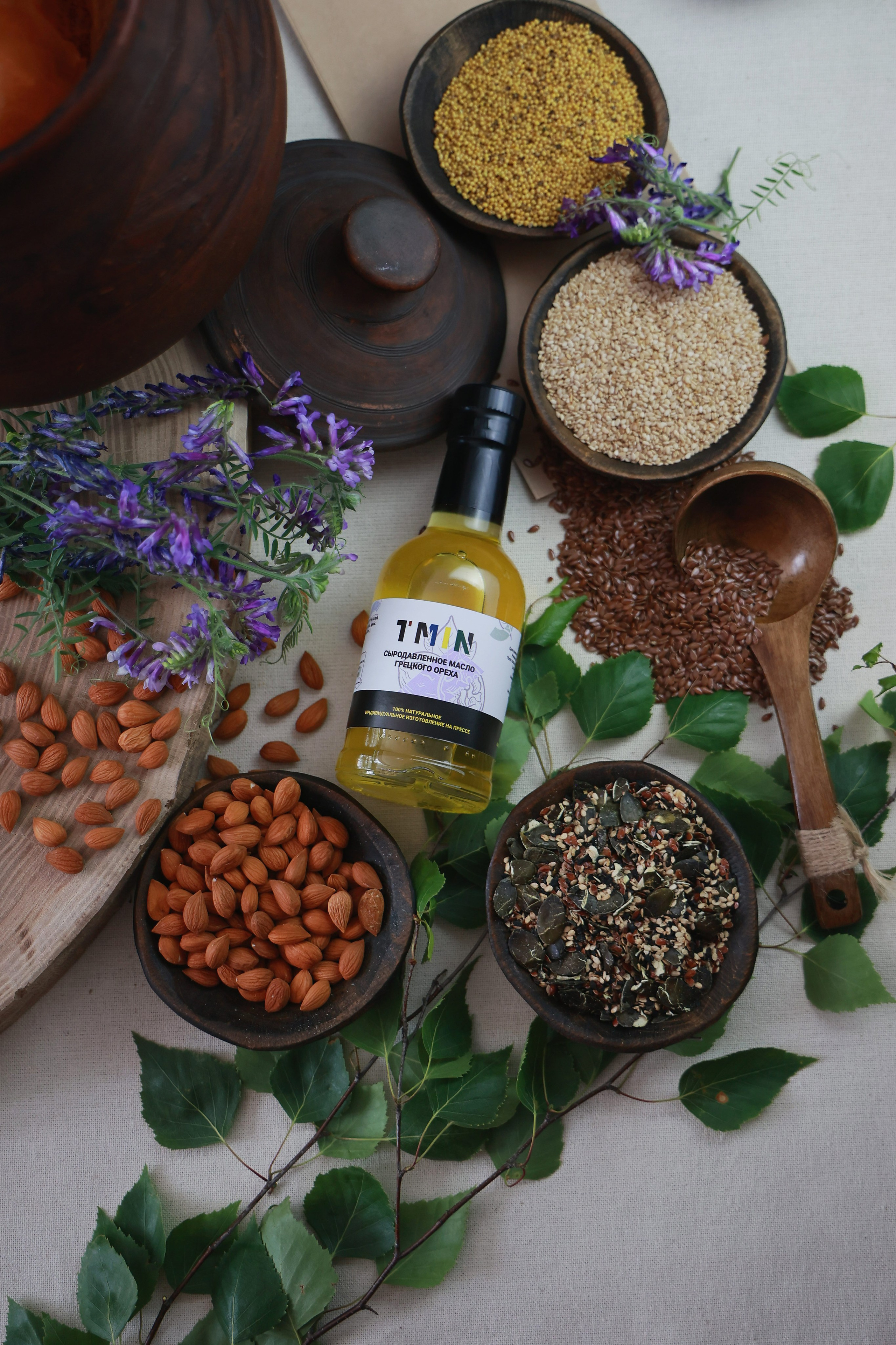 Масла холодного отжима «Tmin». Фотограф, видеограф