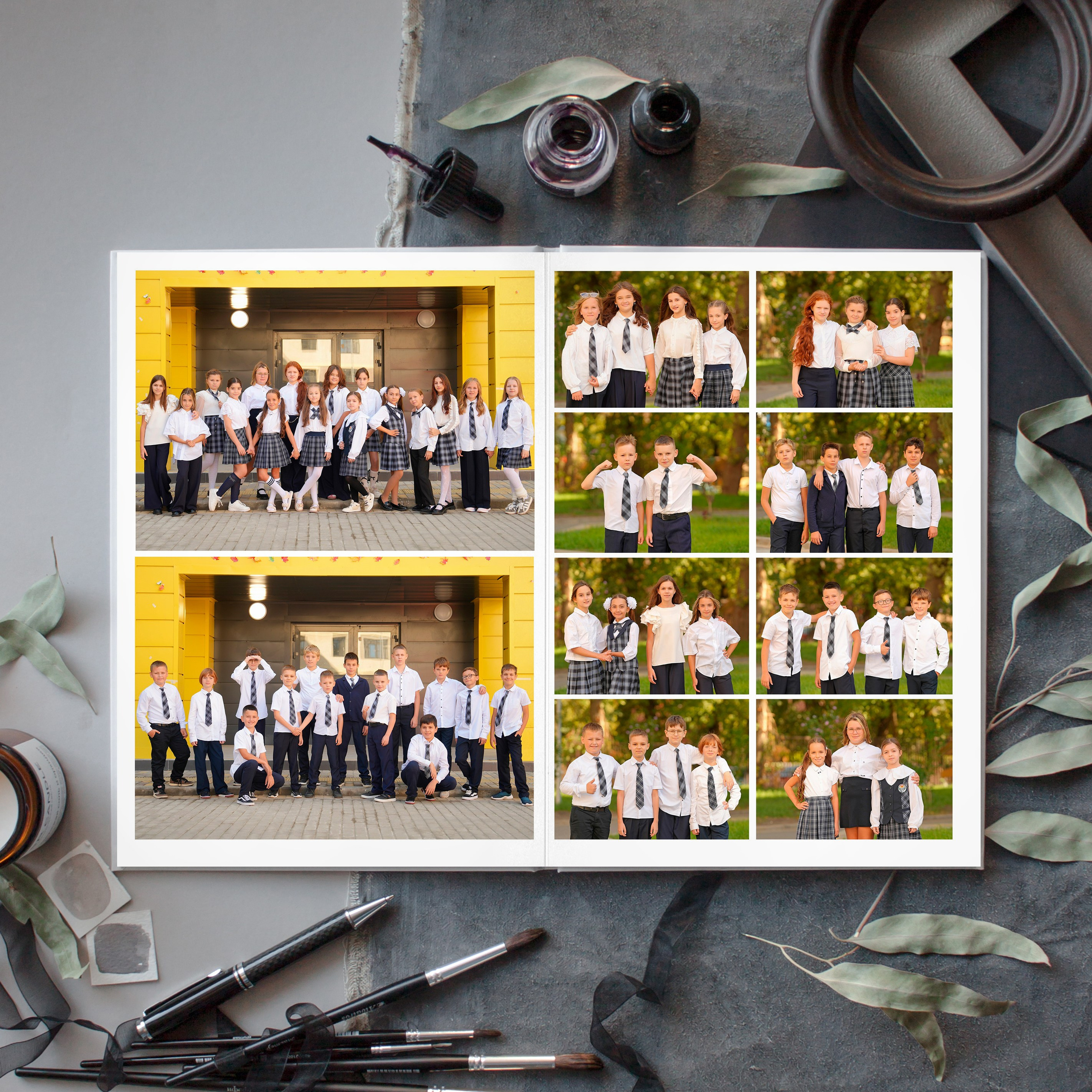 МИНИ 2200 Школьный выпускной альбом Краснодар. Красивый выпускной альбом в Краснодаре