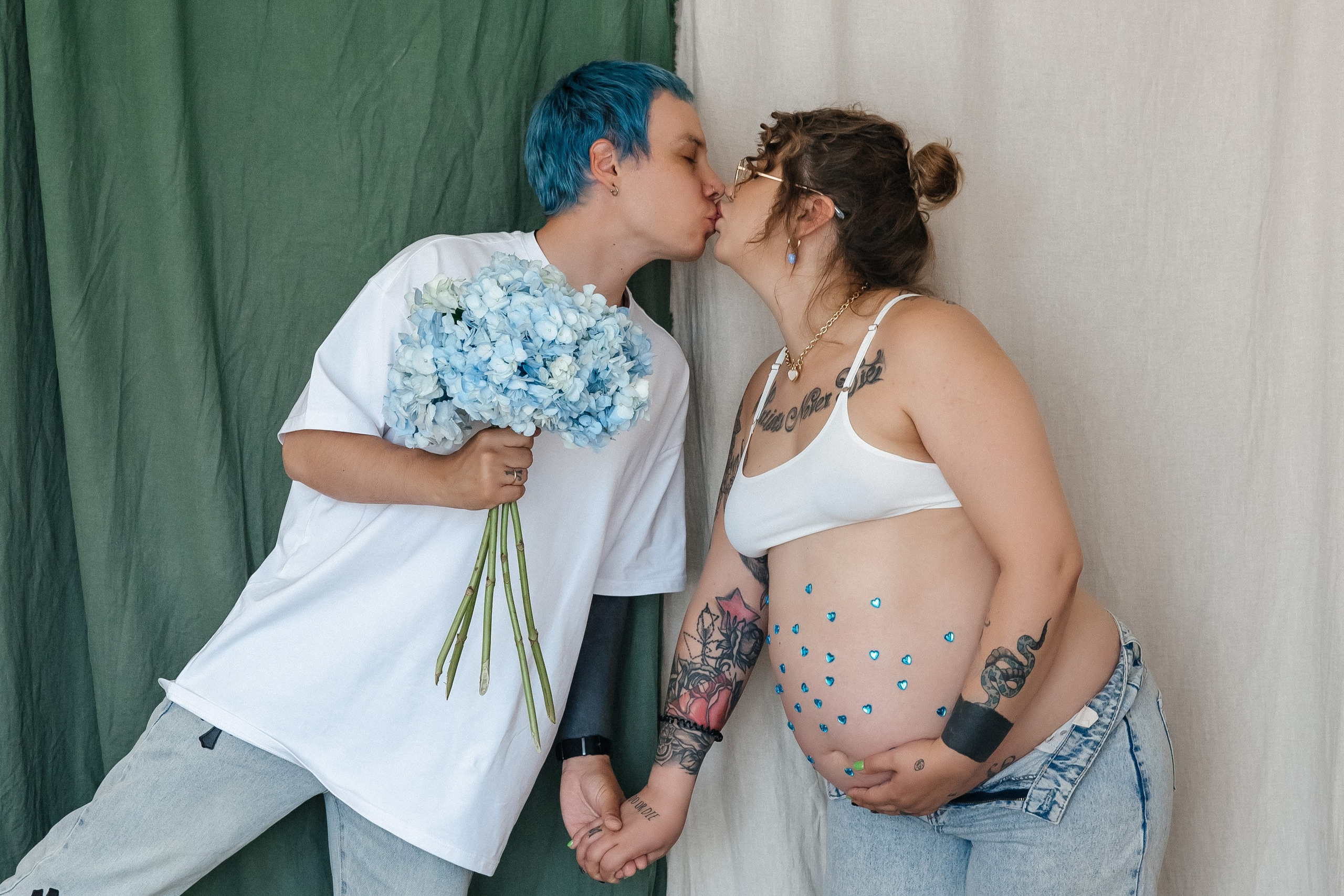 Семейная фотосессия Марк & Анна в ожидании чуда. Свадебный и семейный фотограф в Краснодар, Россия