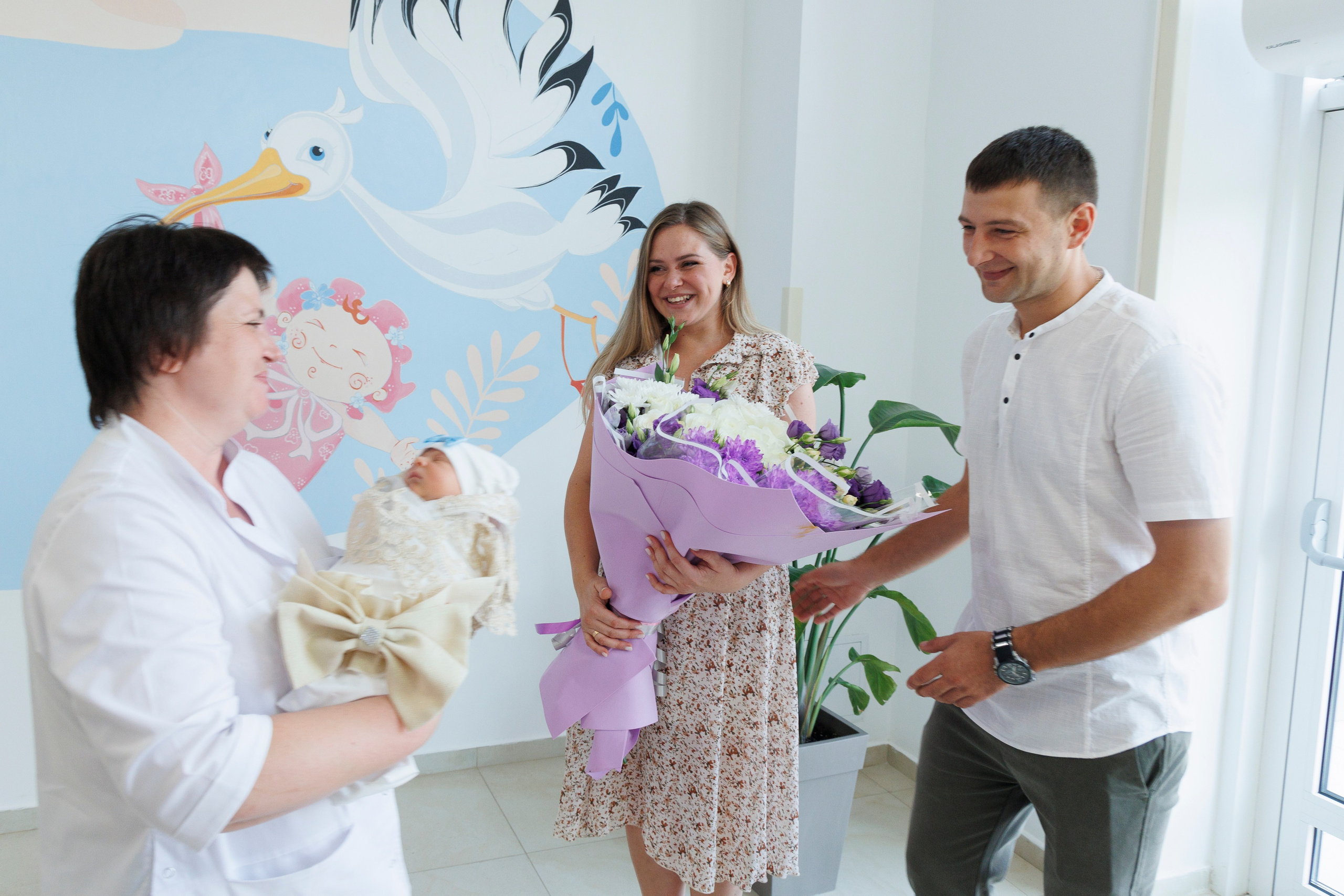 В первый путь: из роддома домой!. Летопись вашей жизни. Фотограф Игорь Иванов