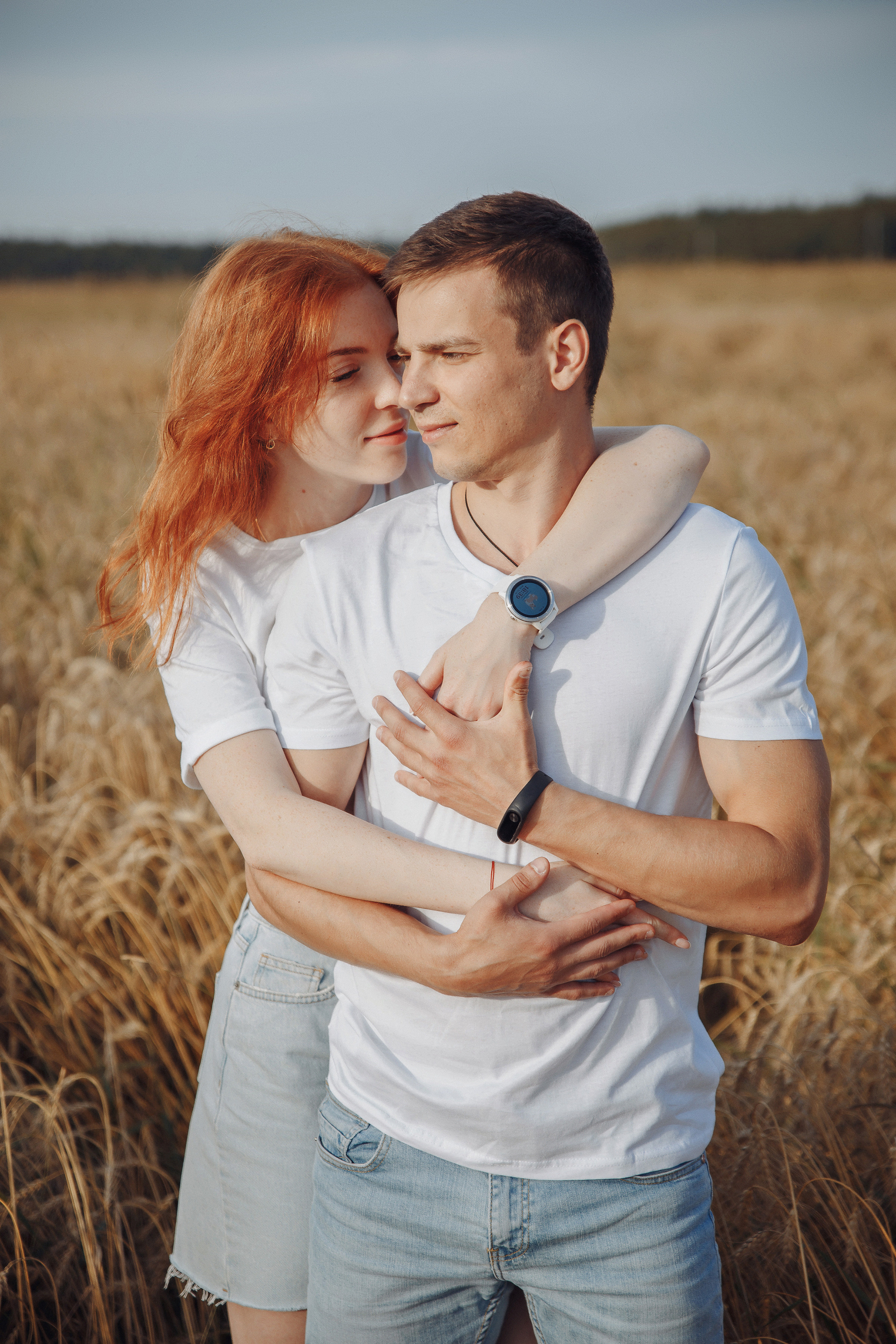 Летняя love-story в поле. Фотограф Марина Юдина. Подольск, Москва