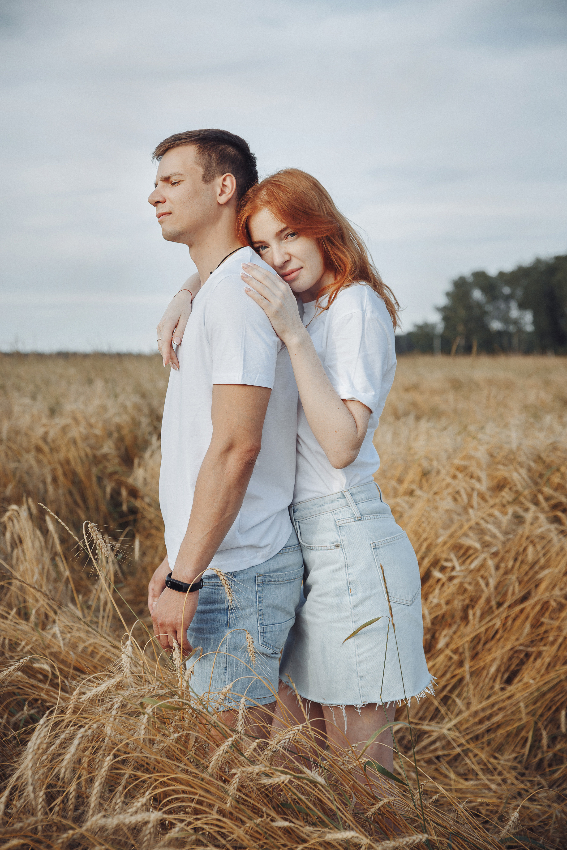 Летняя love-story в поле. Фотограф Марина Юдина. Подольск, Москва