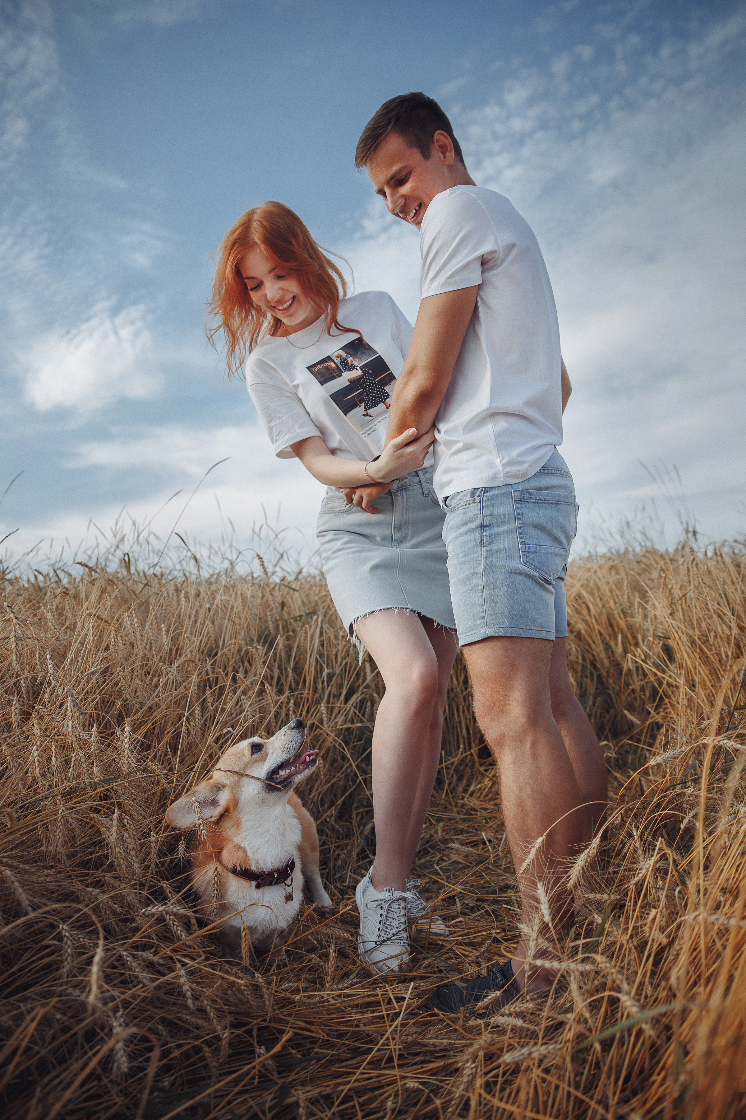 Летняя love-story в поле. Фотограф Марина Юдина. Подольск, Москва