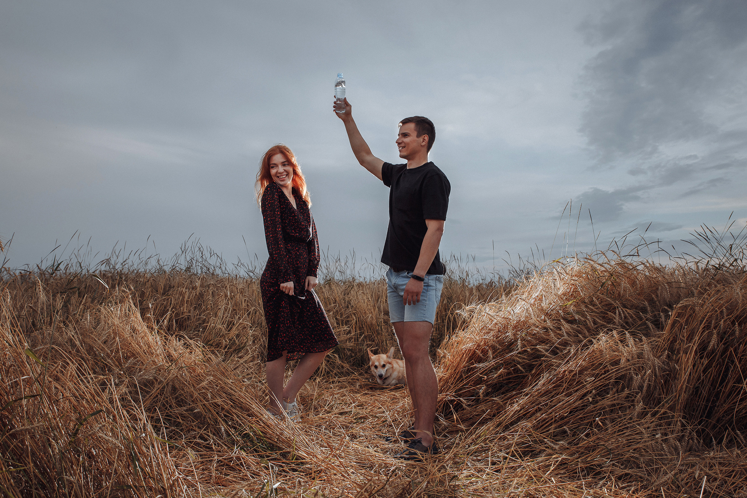 Летняя love-story в поле. Фотограф Марина Юдина. Подольск, Москва