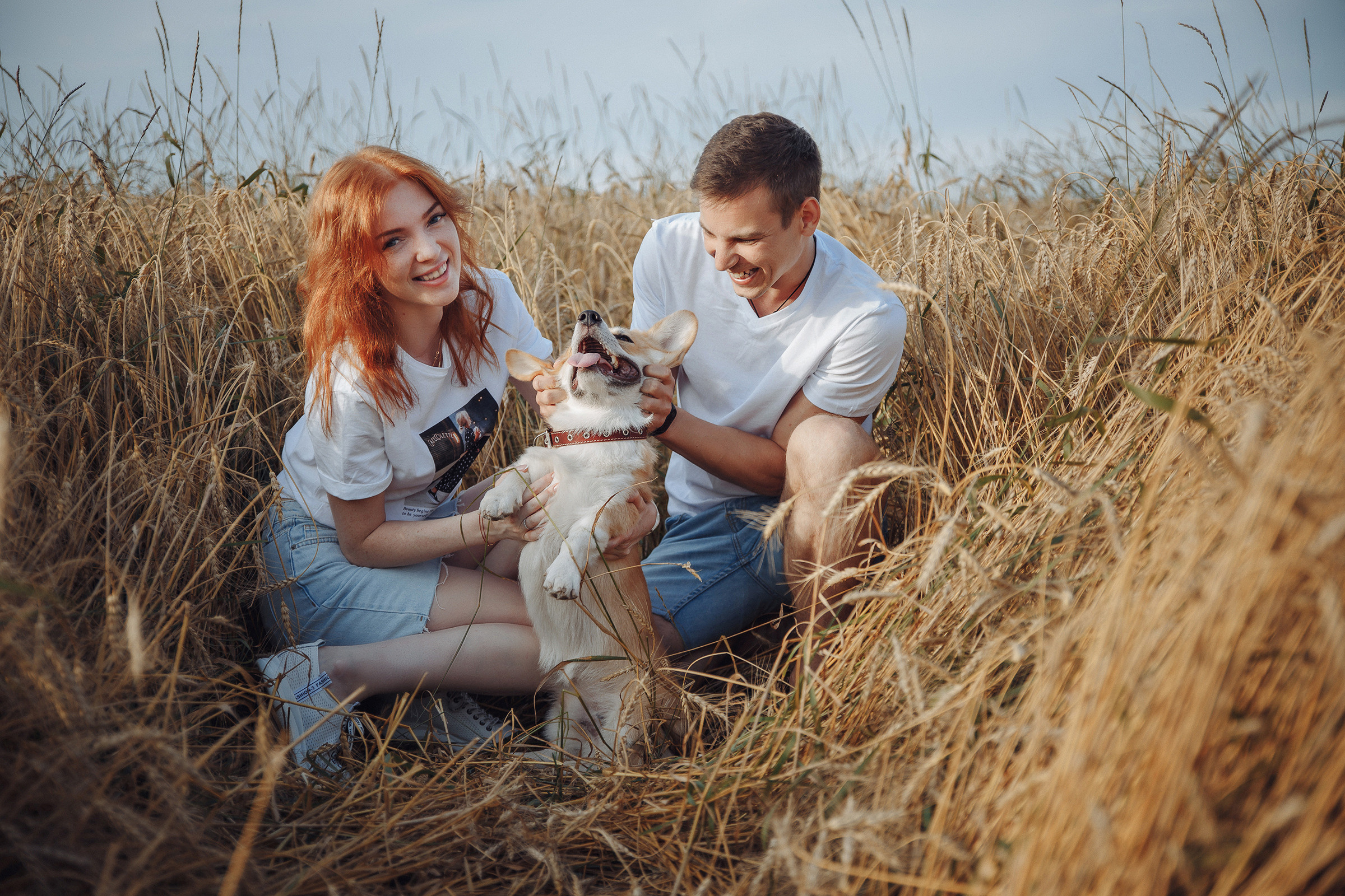 Летняя love-story в поле. Фотограф Марина Юдина. Подольск, Москва
