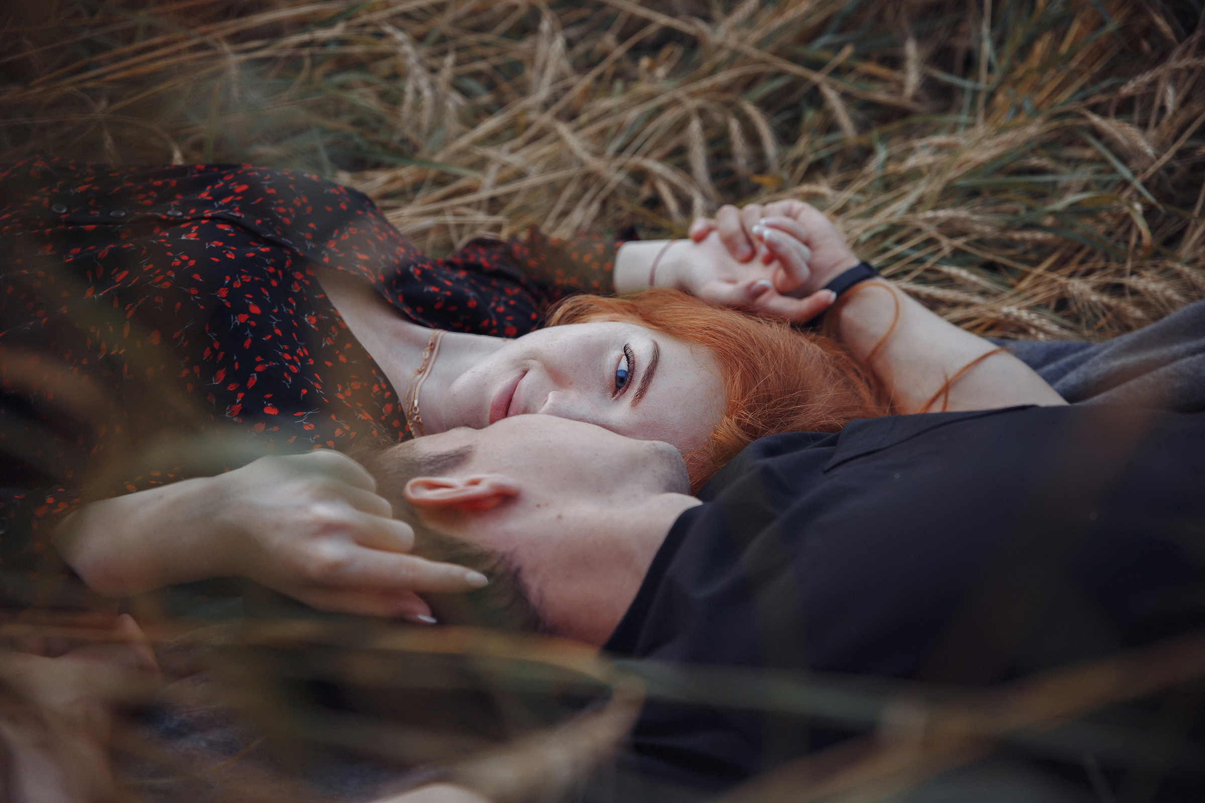 Летняя love-story в поле. Фотограф Марина Юдина. Подольск, Москва