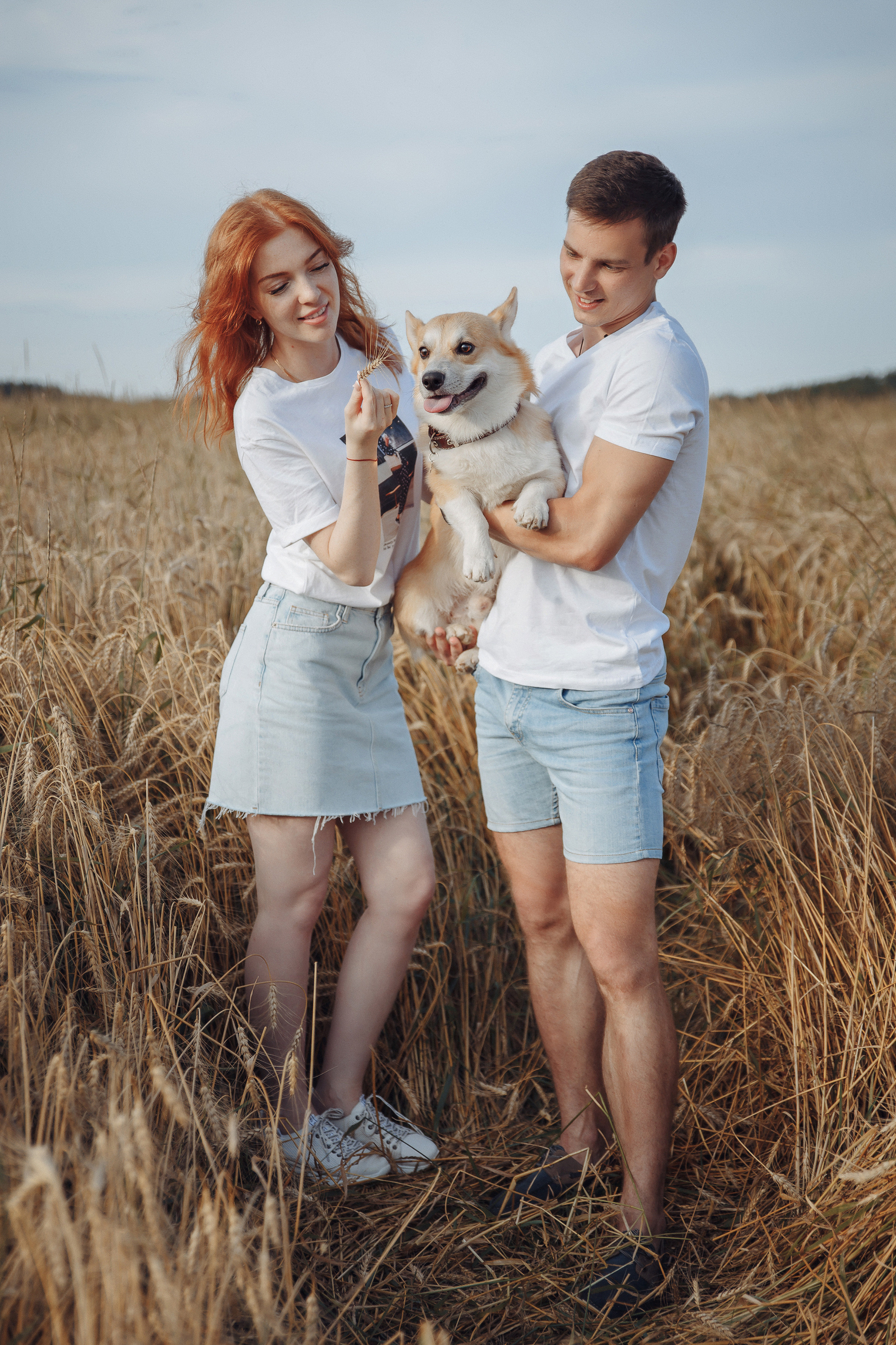 Летняя love-story в поле. Фотограф Марина Юдина. Подольск, Москва