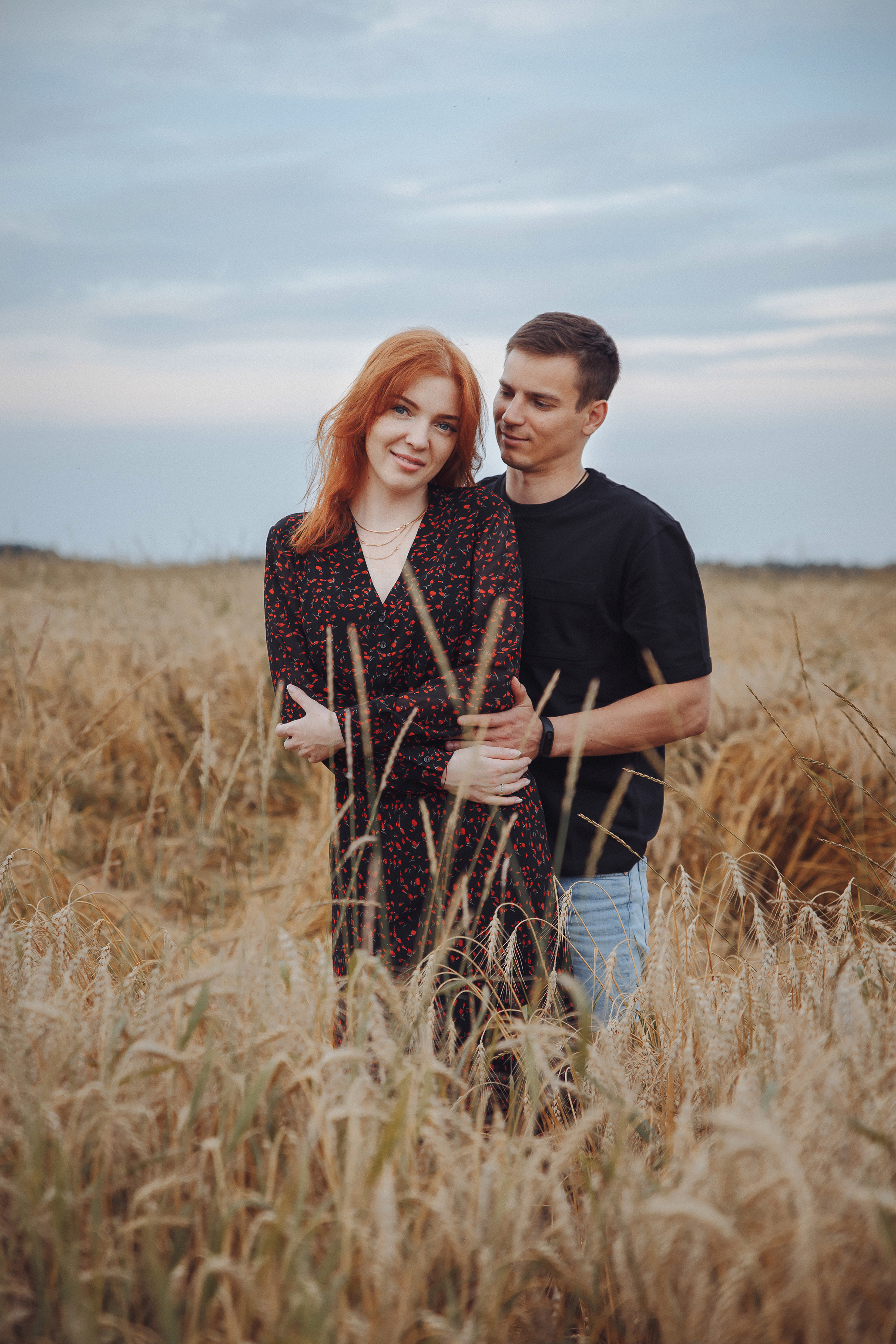 Летняя love-story в поле. Фотограф Марина Юдина. Подольск, Москва