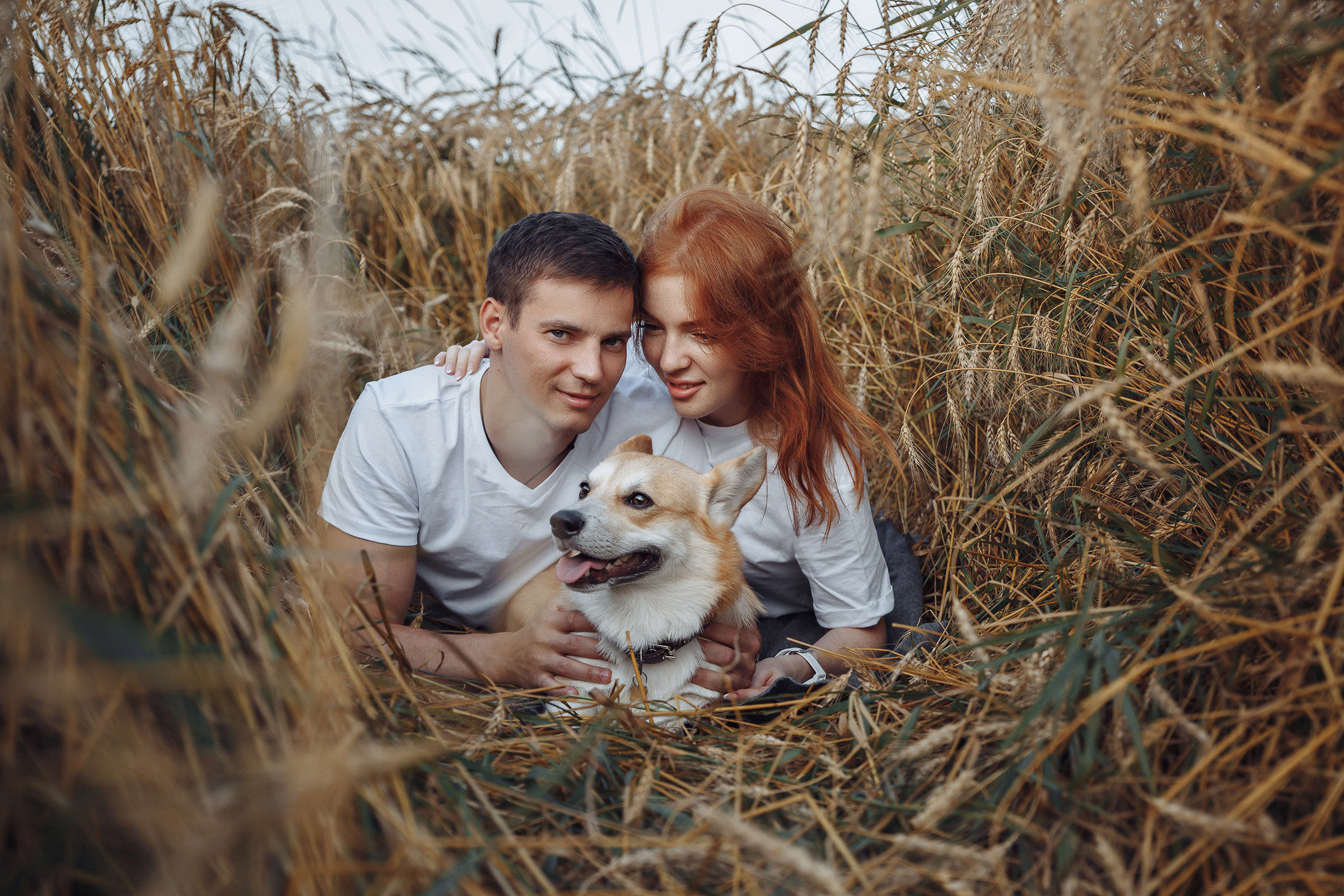 Летняя love-story в поле. Фотограф Марина Юдина. Подольск, Москва