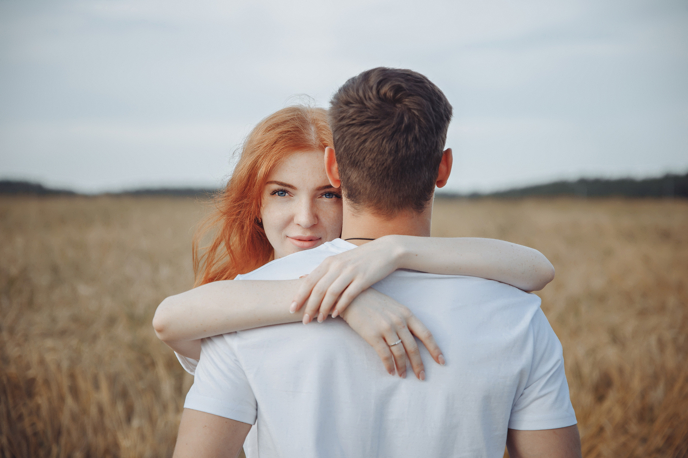 Летняя love-story в поле. Фотограф Марина Юдина. Подольск, Москва