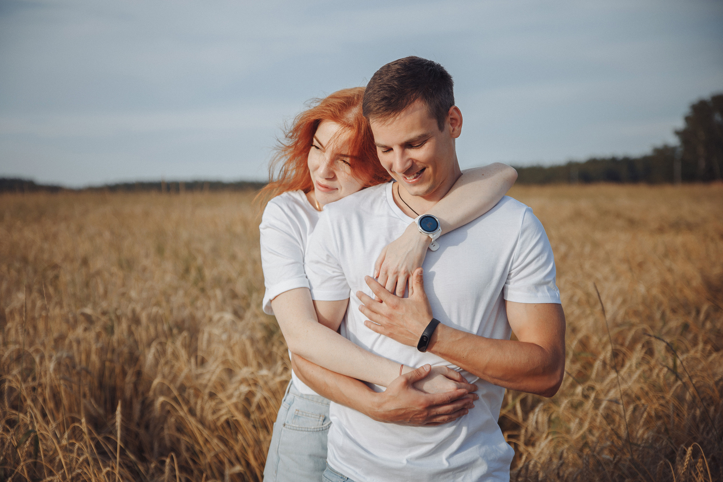 Летняя love-story в поле. Фотограф Марина Юдина. Подольск, Москва
