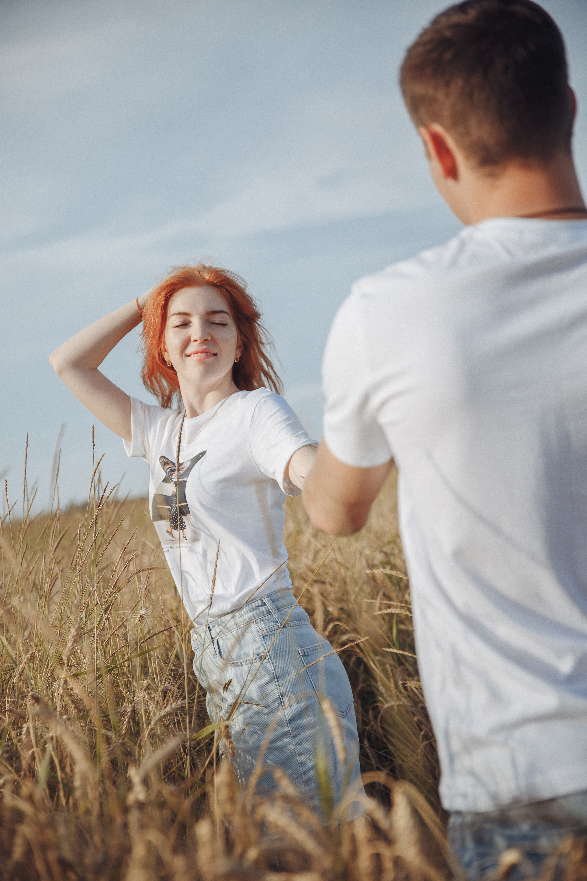 Летняя love-story в поле. Фотограф Марина Юдина. Подольск, Москва