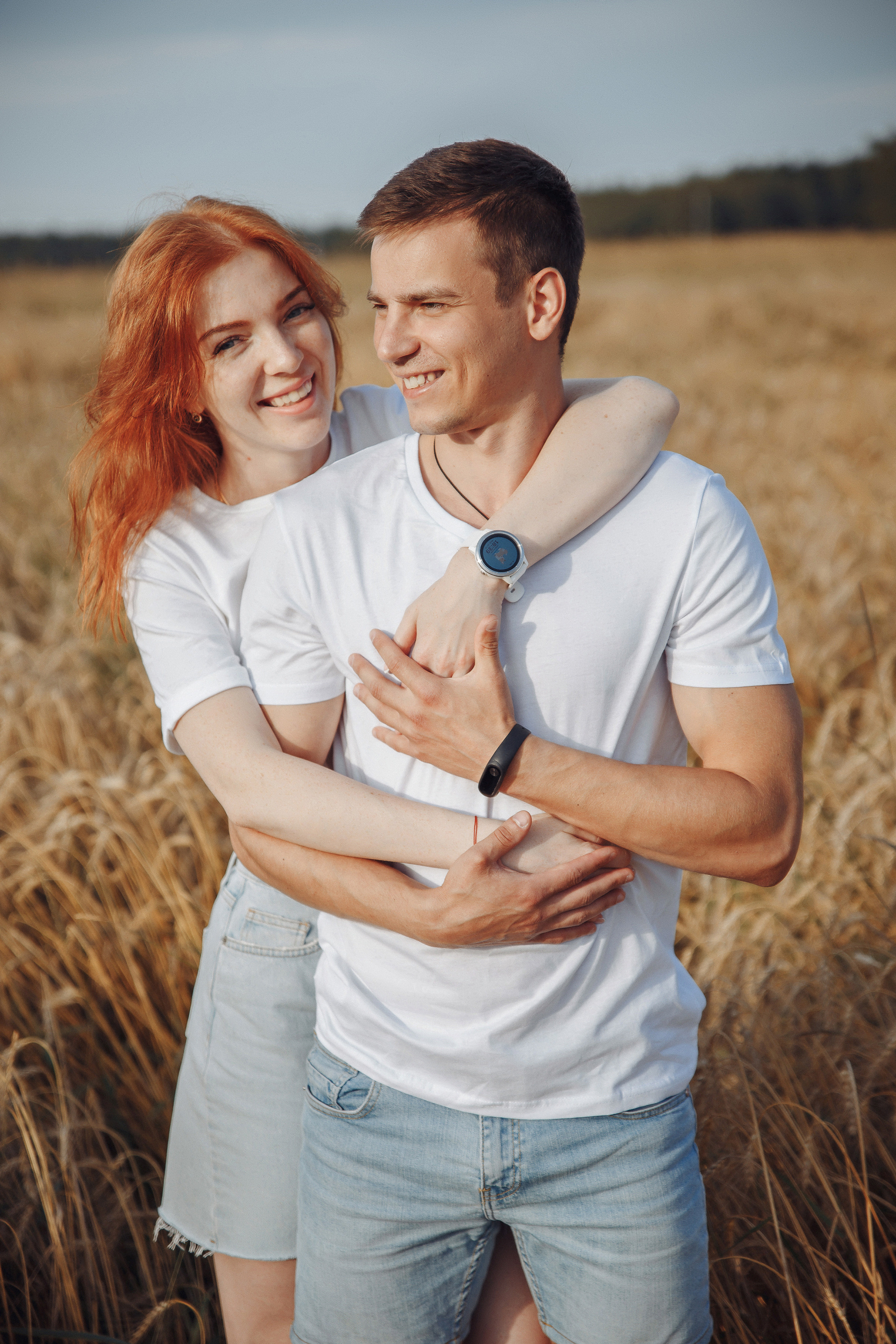 Летняя love-story в поле. Фотограф Марина Юдина. Подольск, Москва