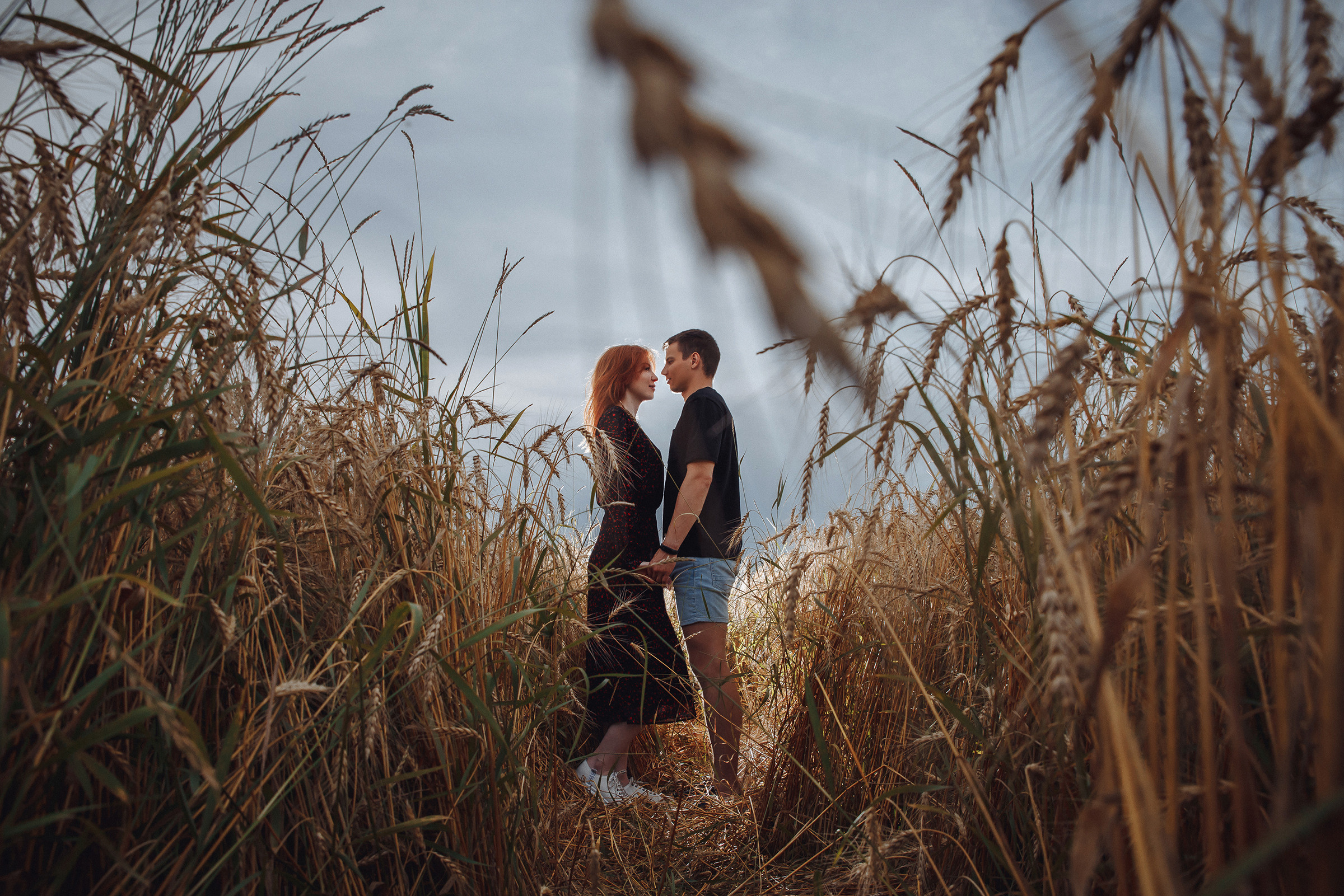 Летняя love-story в поле. Фотограф Марина Юдина. Подольск, Москва