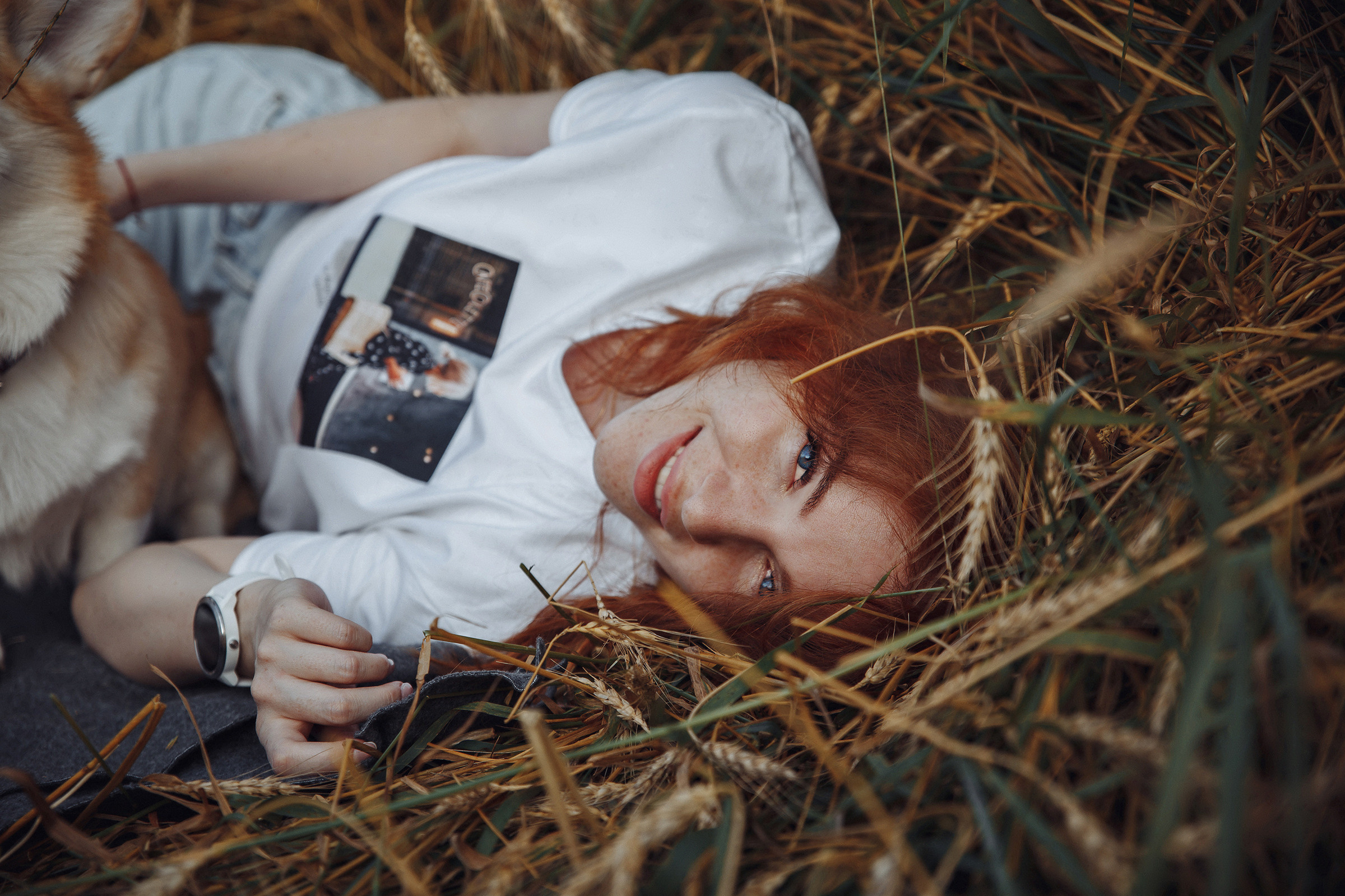 Летняя love-story в поле. Фотограф Марина Юдина. Подольск, Москва