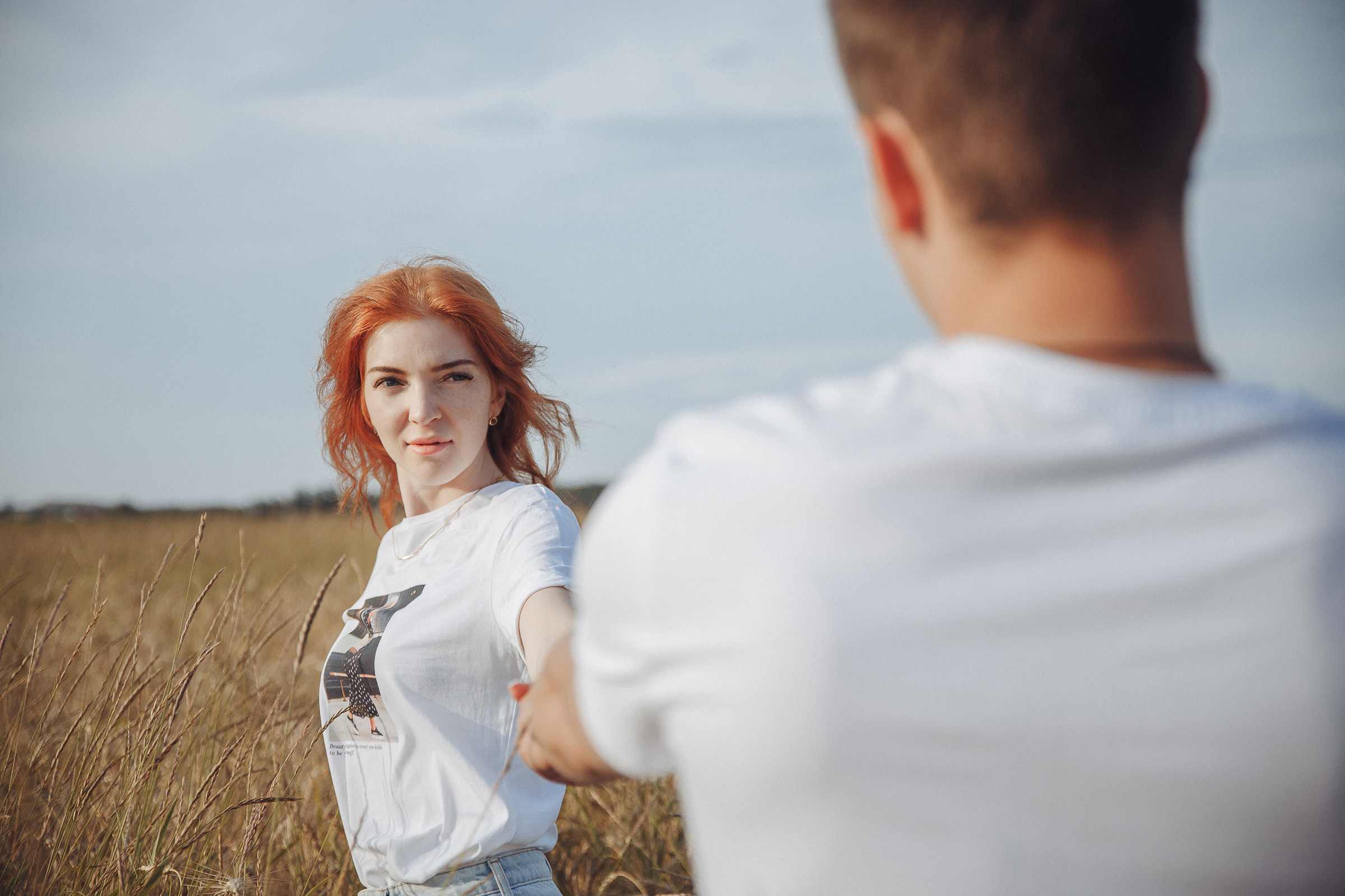 Летняя love-story в поле. Фотограф Марина Юдина. Подольск, Москва