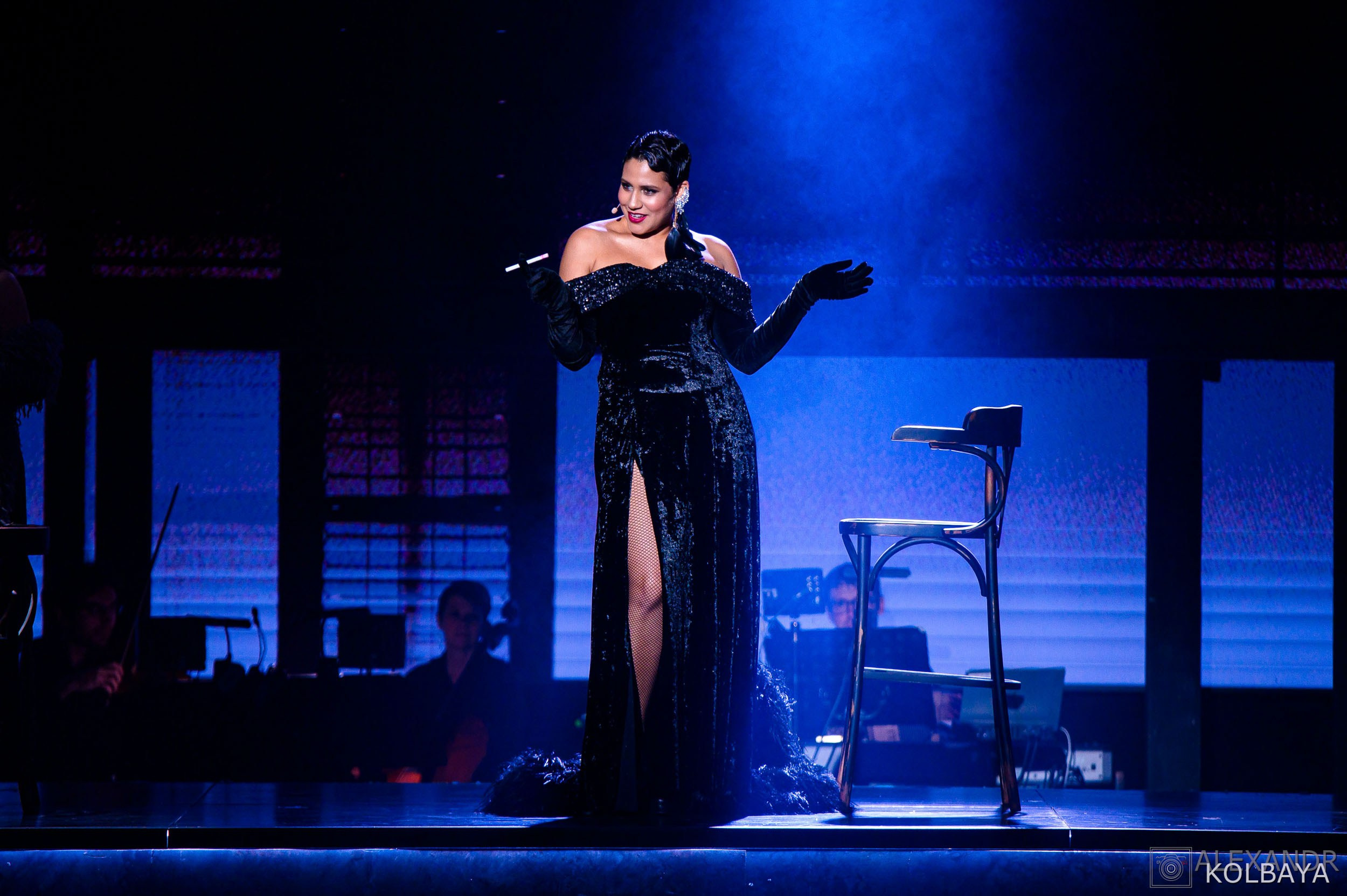 Фоторепортаж с мюзикла Вальс-Бостон 18 сентября 2025 года. Концертный и театральный репортажный фотограф в Москве Александр Колбая