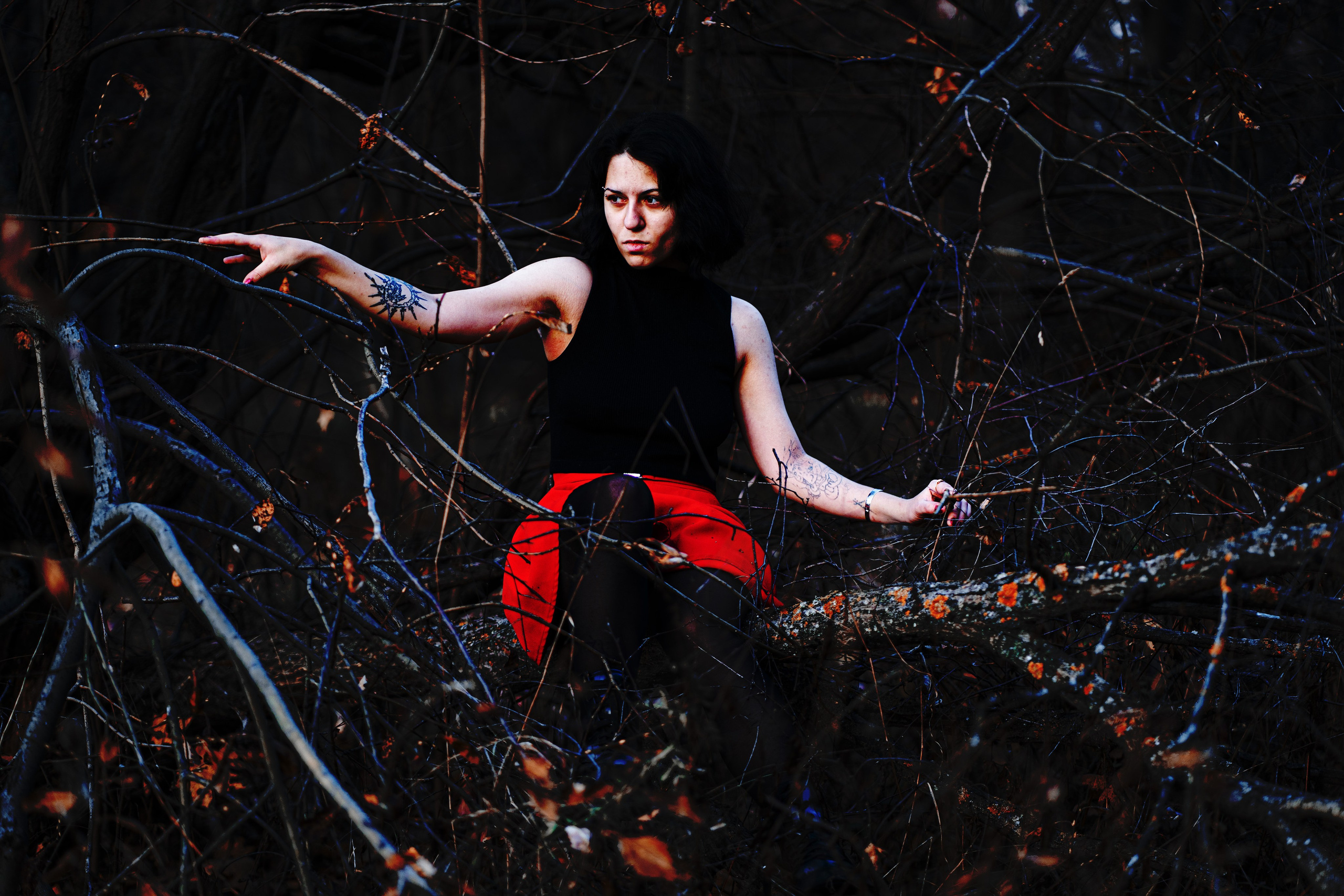 Маленькая девочка со взглядом волчицы. Семейный и детский фотограф Ирина Ильиных-Вольная в Москве и не только