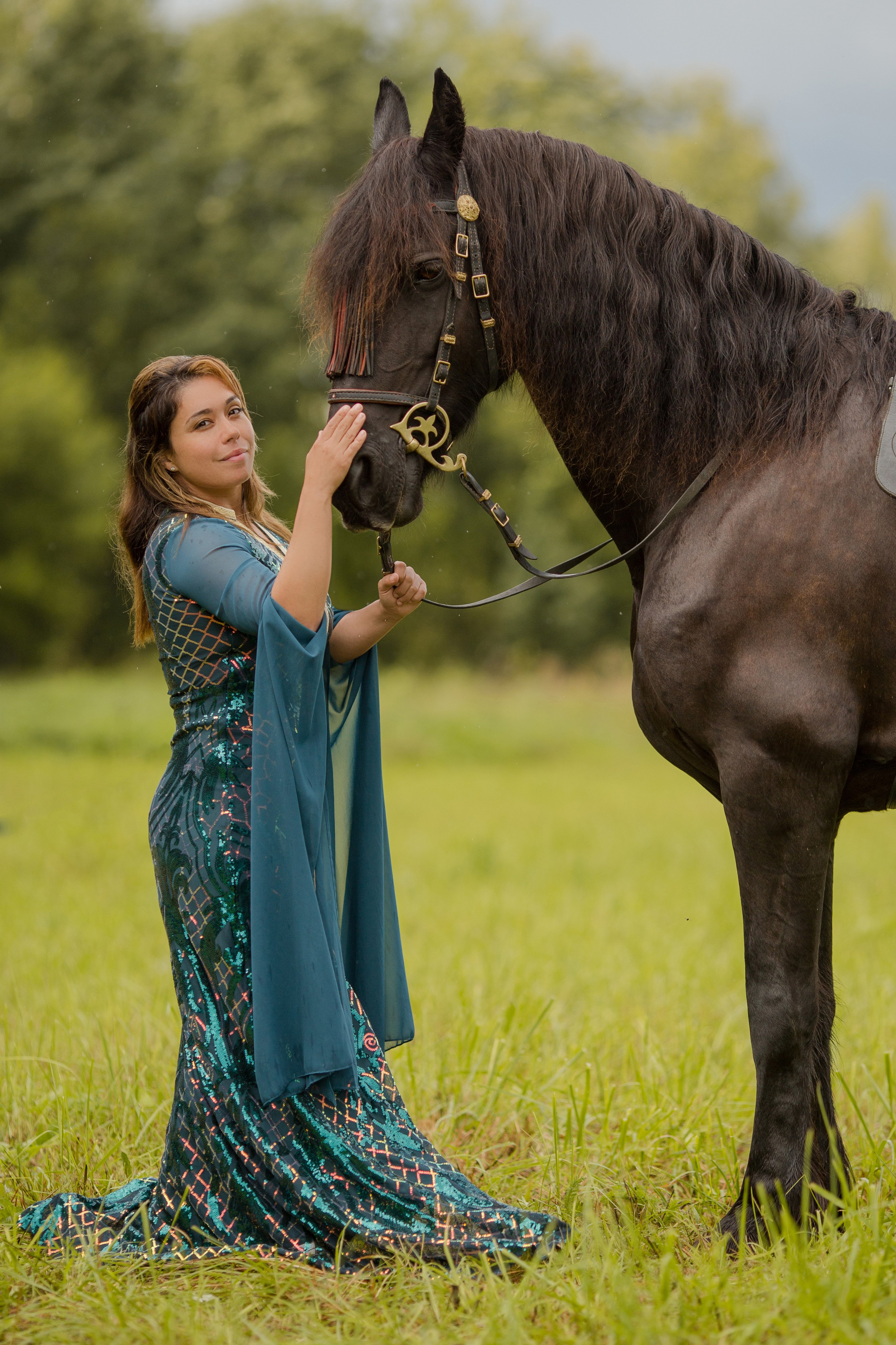 Кори и фризская кобыла Тинэке