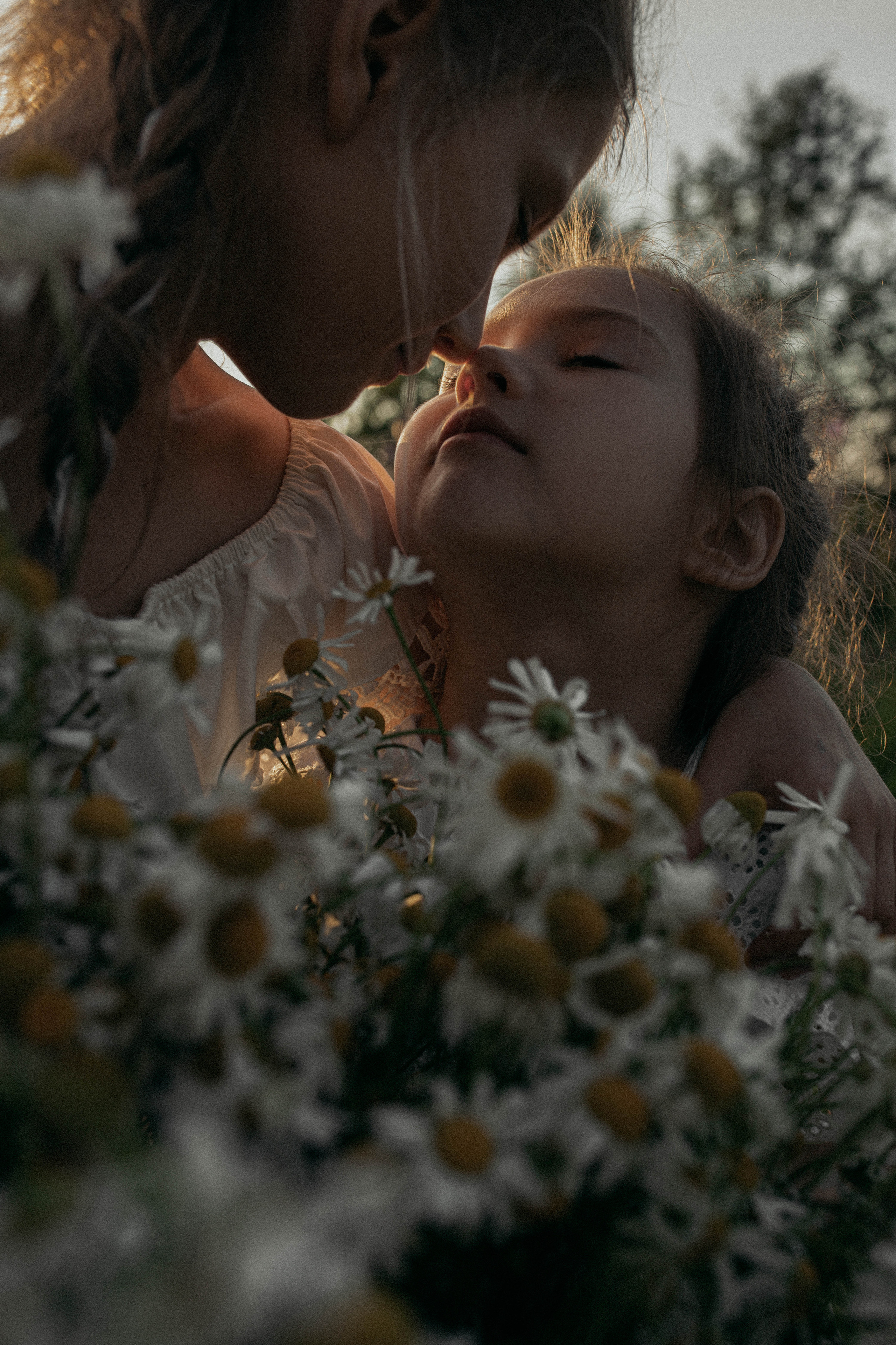 Детская съемка на красивом закате. Фотограф Яна Майорникова