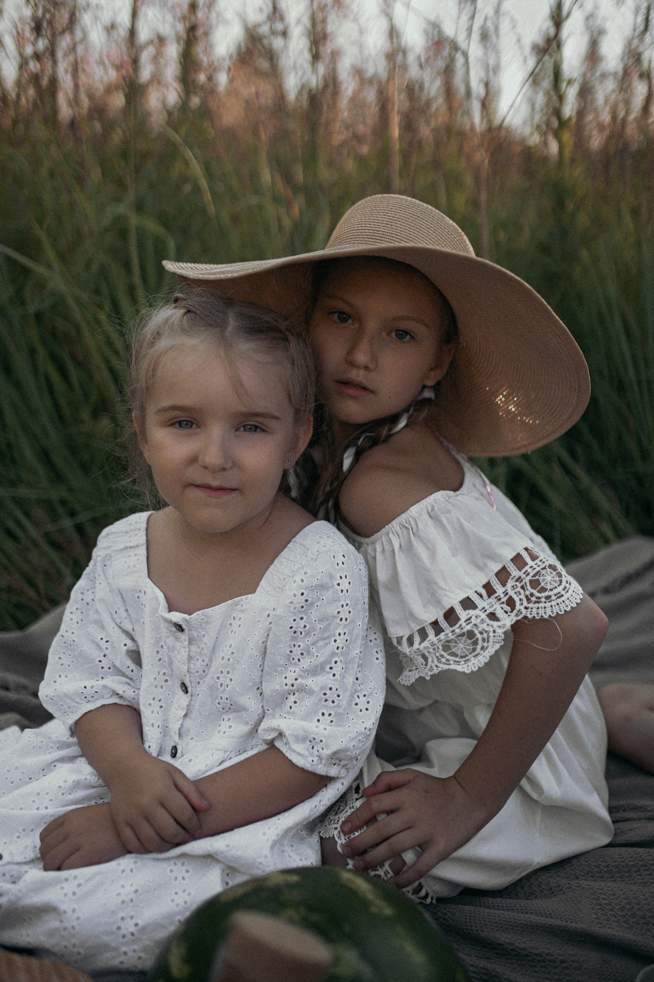 Детская съемка на красивом закате. Фотограф Яна Майорникова