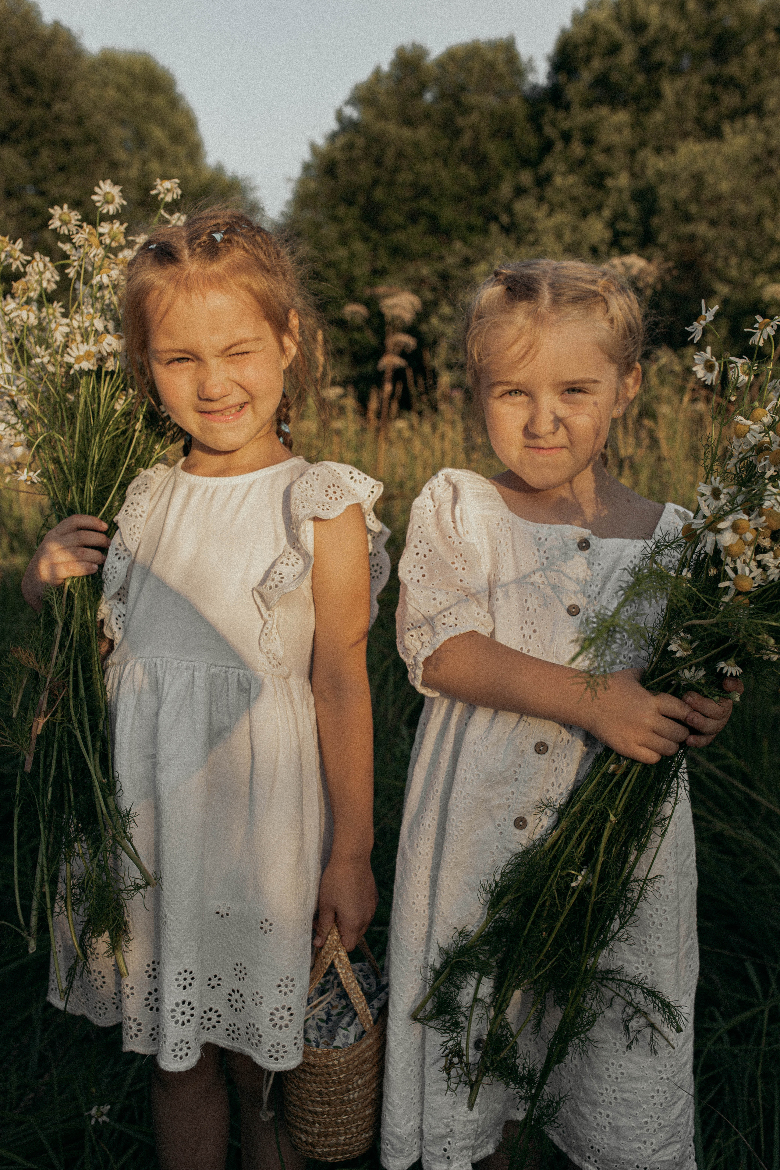 Детская съемка на красивом закате. Фотограф Яна Майорникова