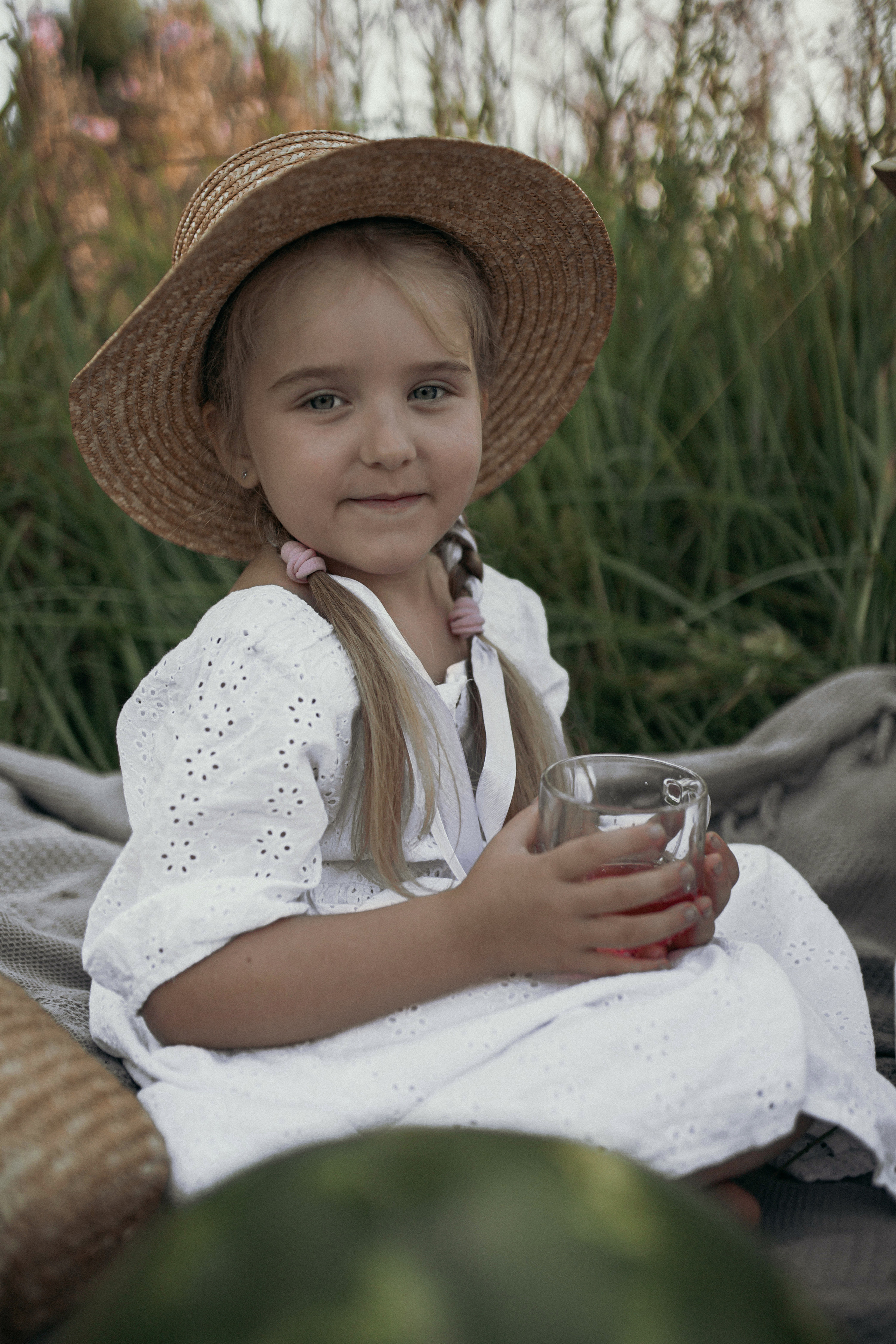 Детская съемка на красивом закате. Фотограф Яна Майорникова