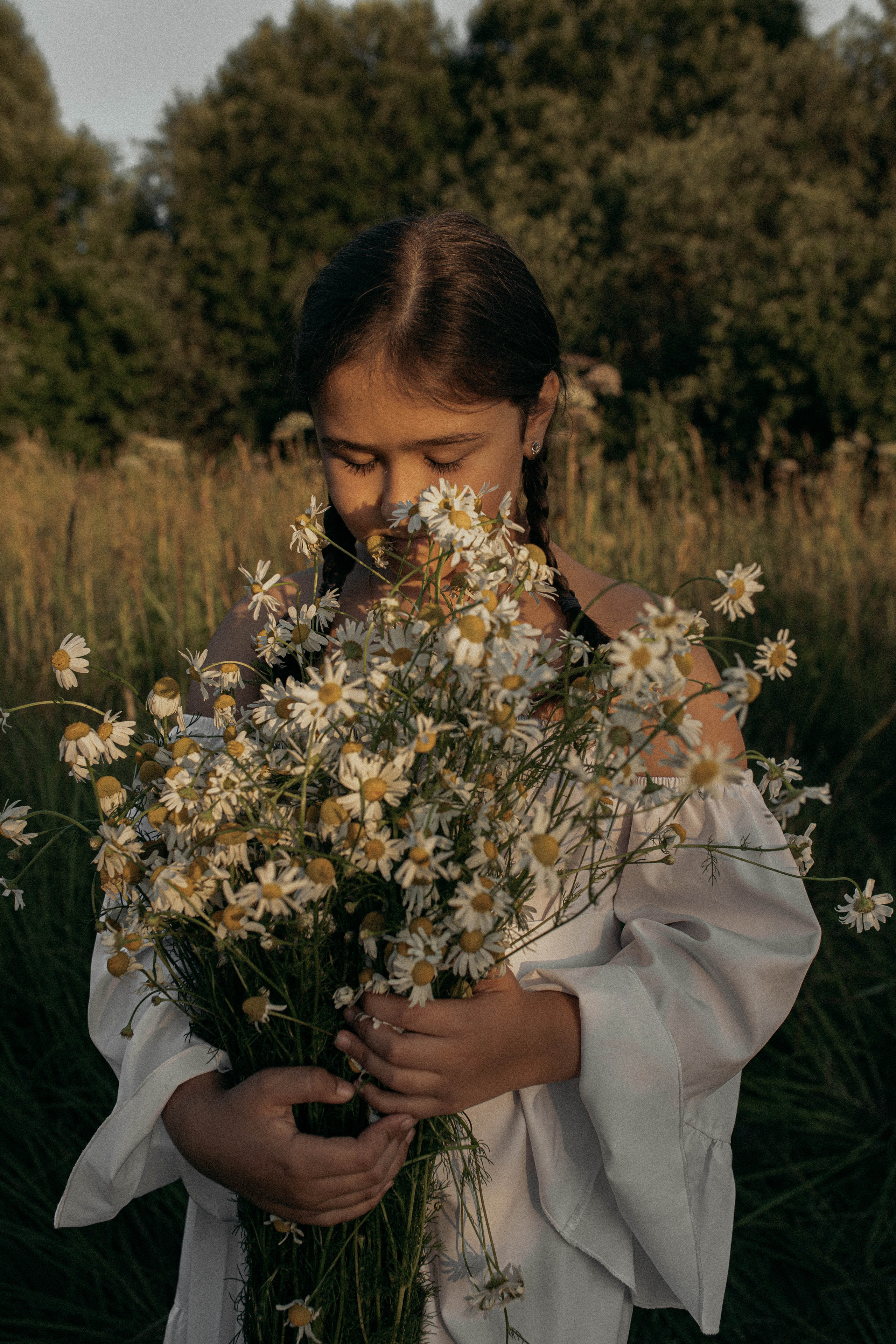 Детская съемка на красивом закате. Фотограф Яна Майорникова
