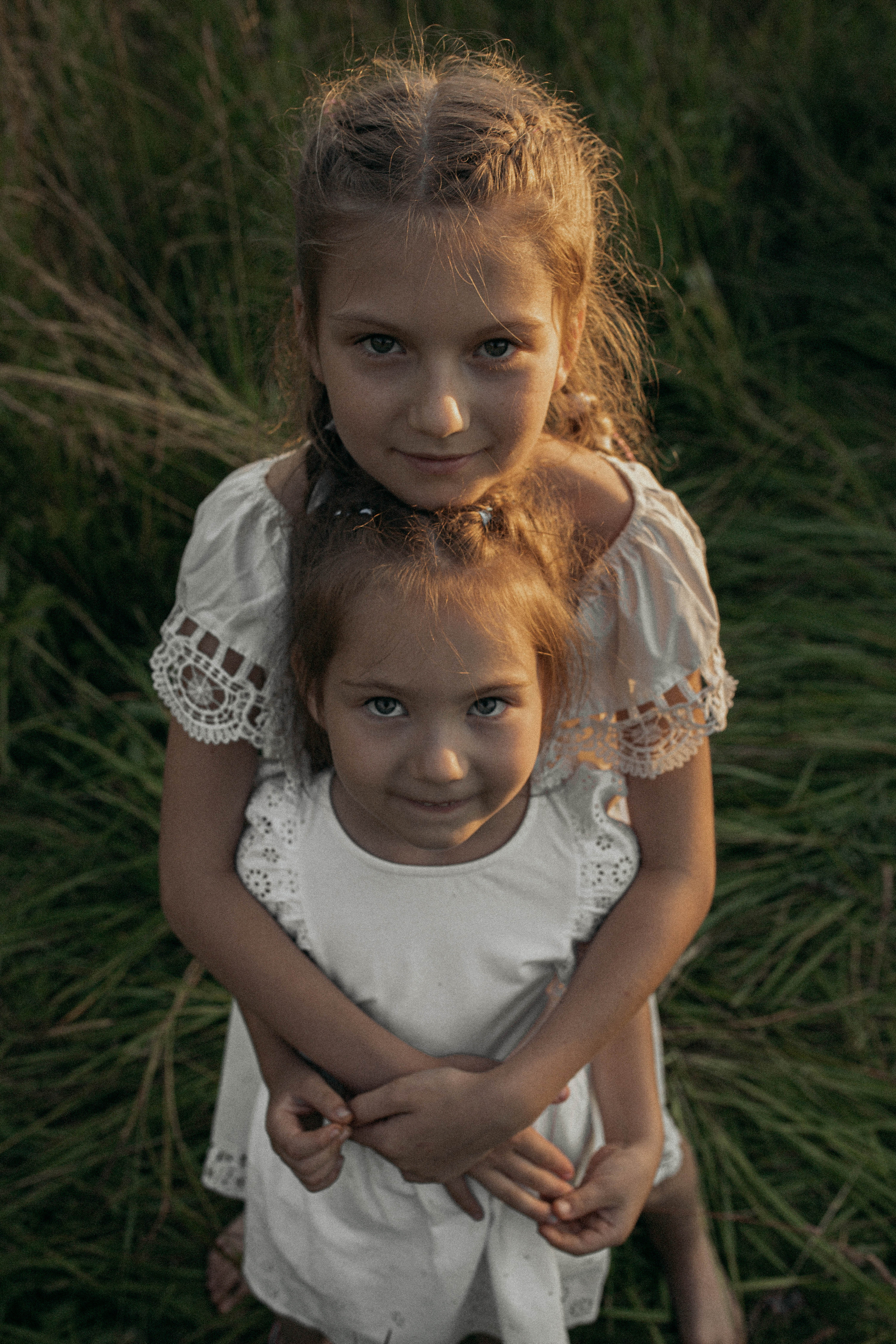 Детская съемка на красивом закате. Фотограф Яна Майорникова