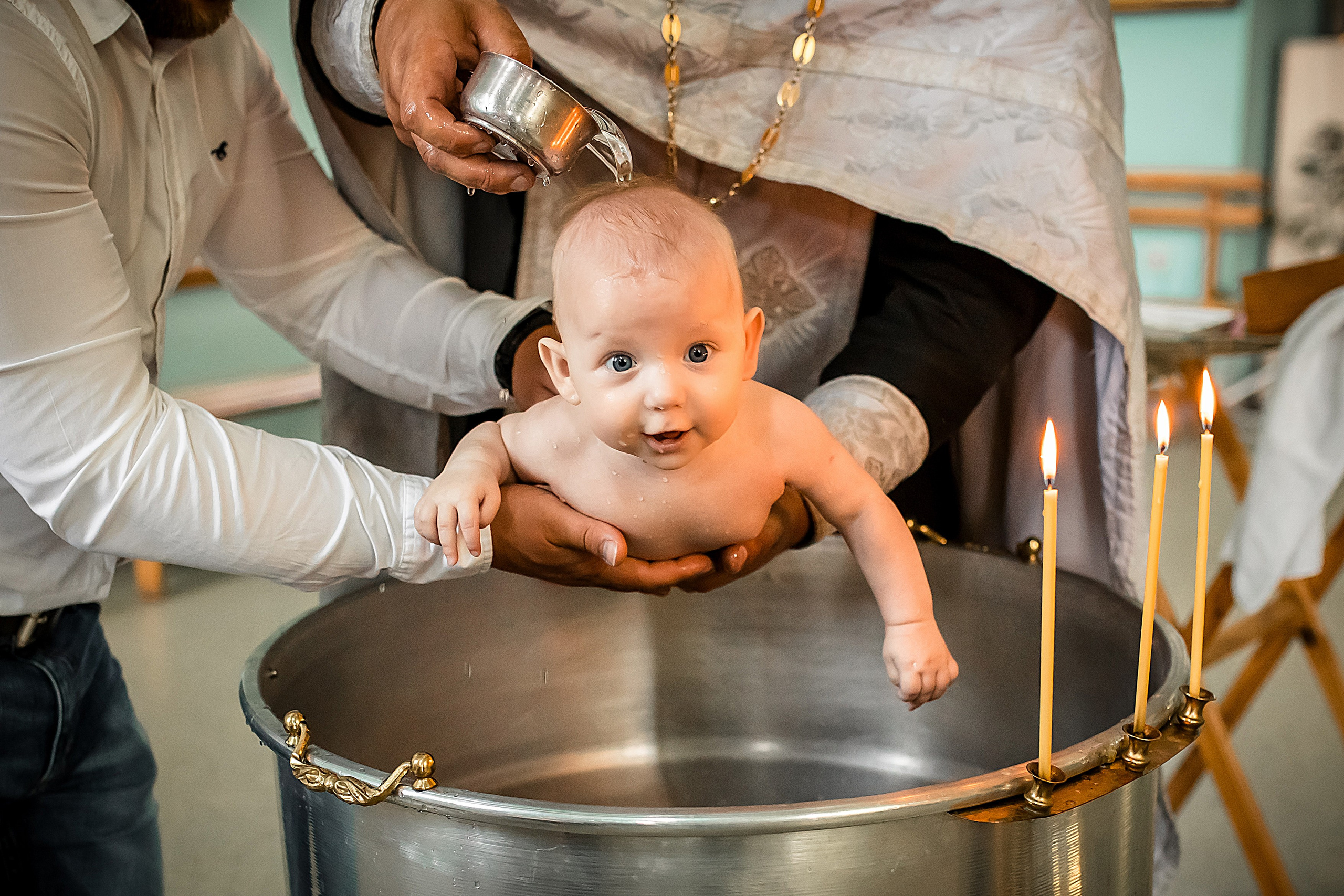 Крещение Милании и Эмилии