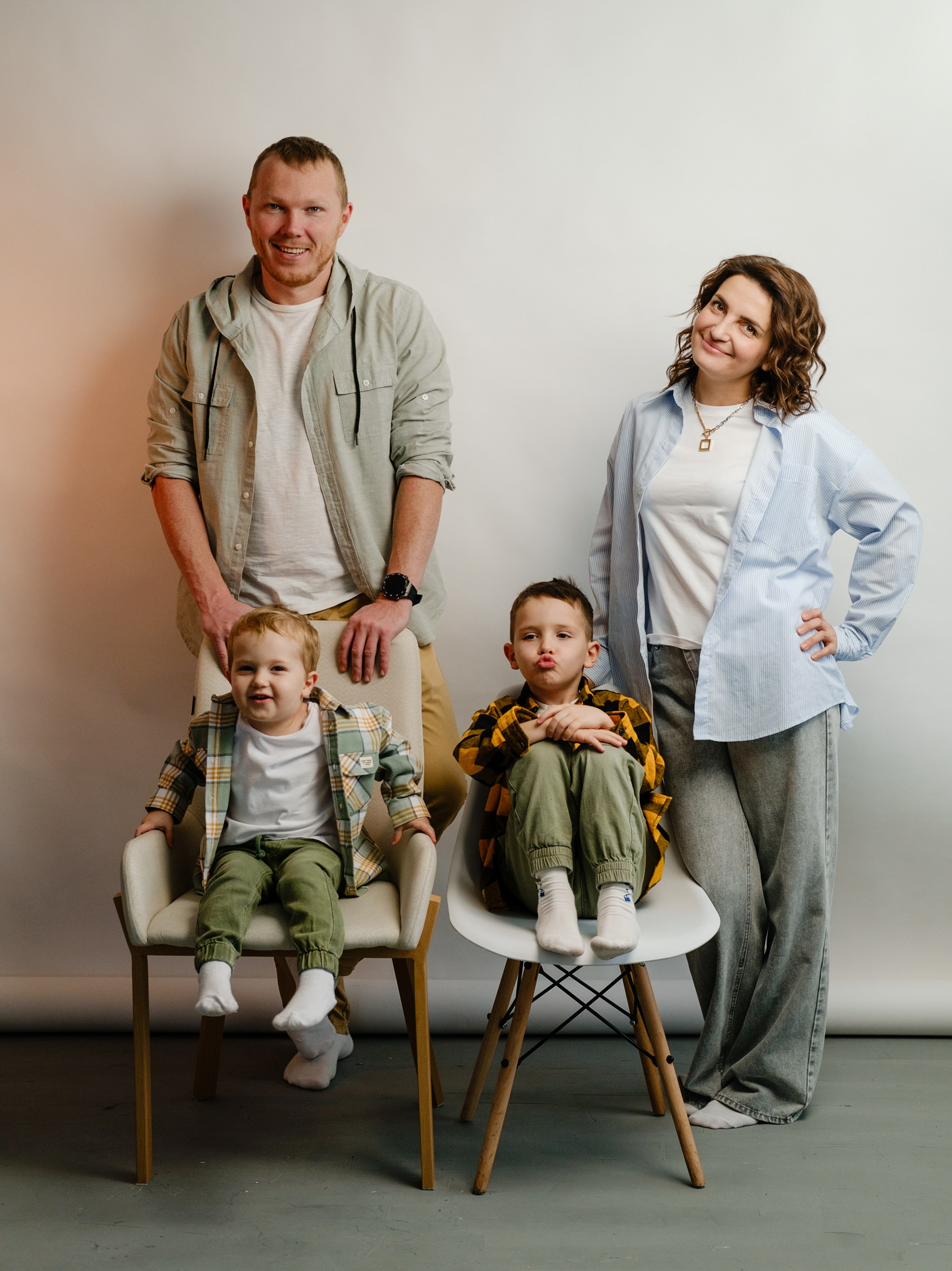 В студии. Фотограф Софья Володкина