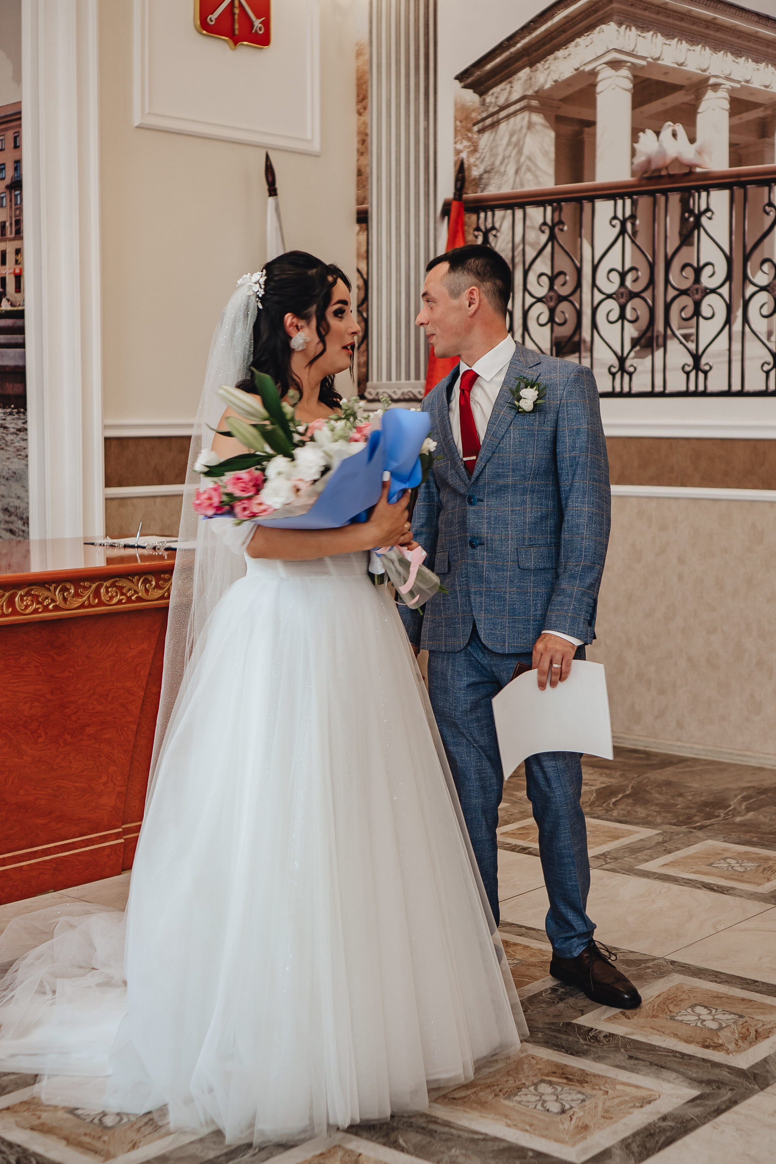 СВАДЕБНАЯ СЬЕМКА В ЗАГСЕ НА МОСКОВСКОМ ПРОСПЕКТЕ. Профессиональный фотограф, Санкт-Петербург — Виктория Богомолова