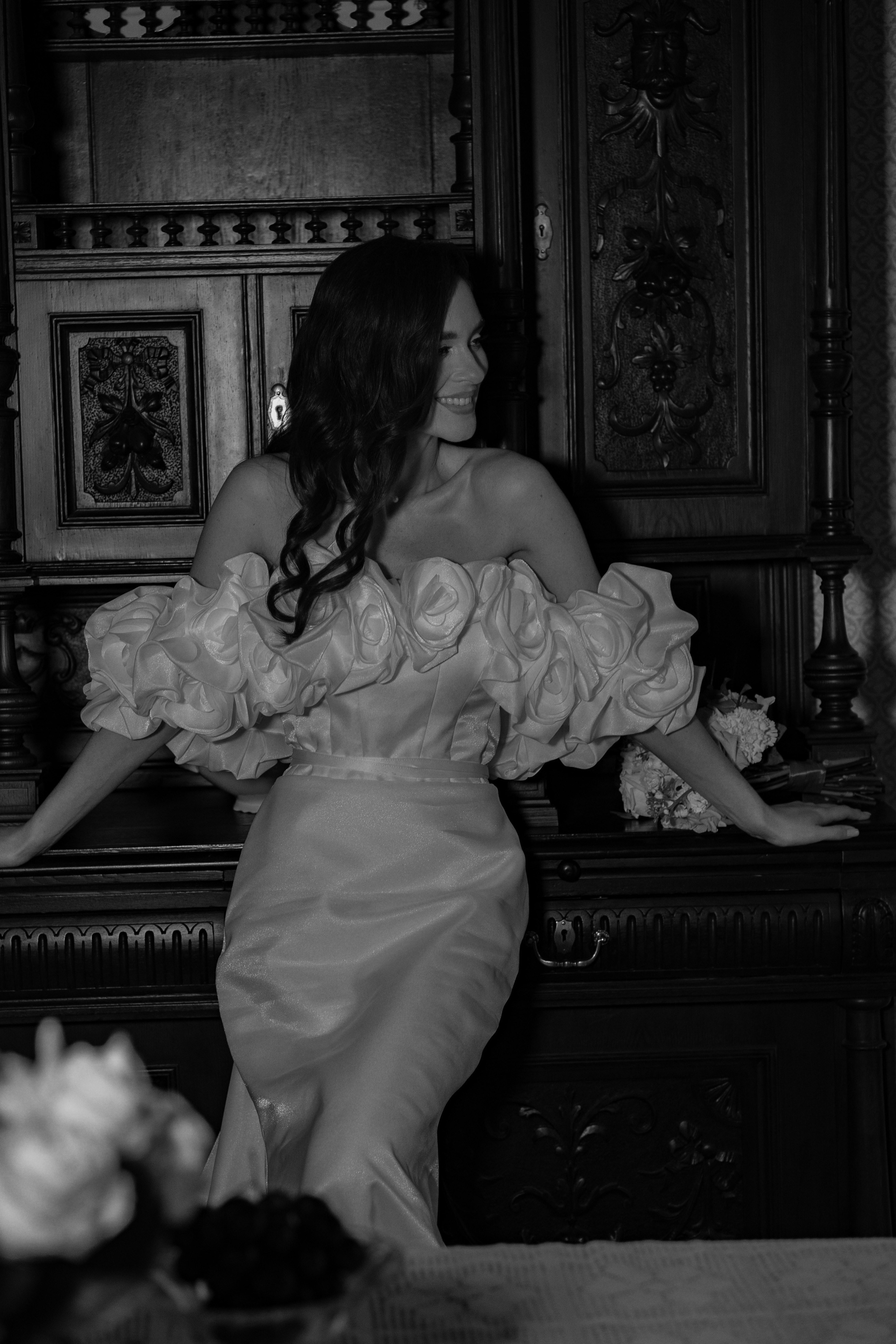 Свадебная в ретро-квартире. Фотограф Арина Шмакова