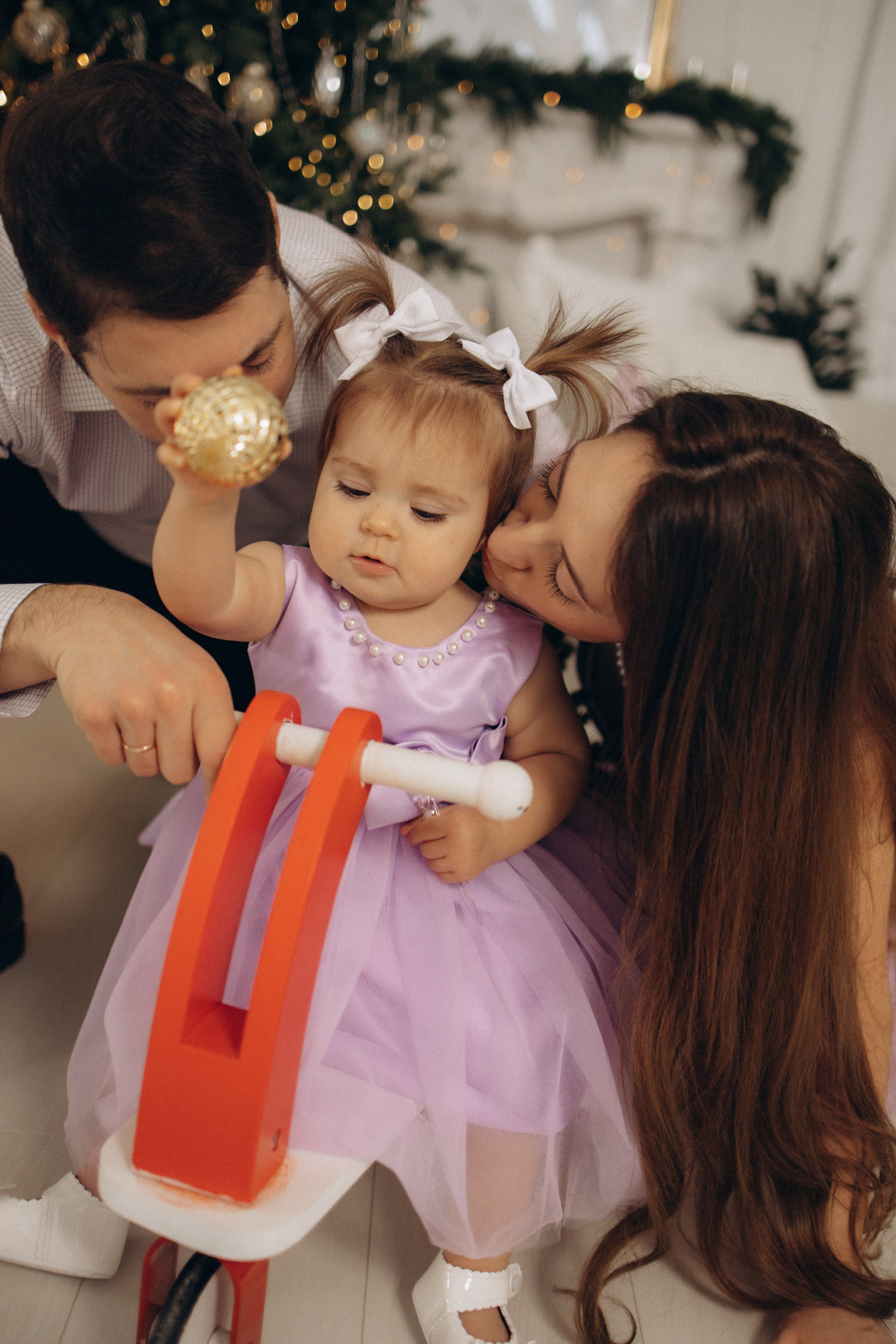 Новый год маленькой Анечки. Семейный фотограф в Москве Анастасия Шалда