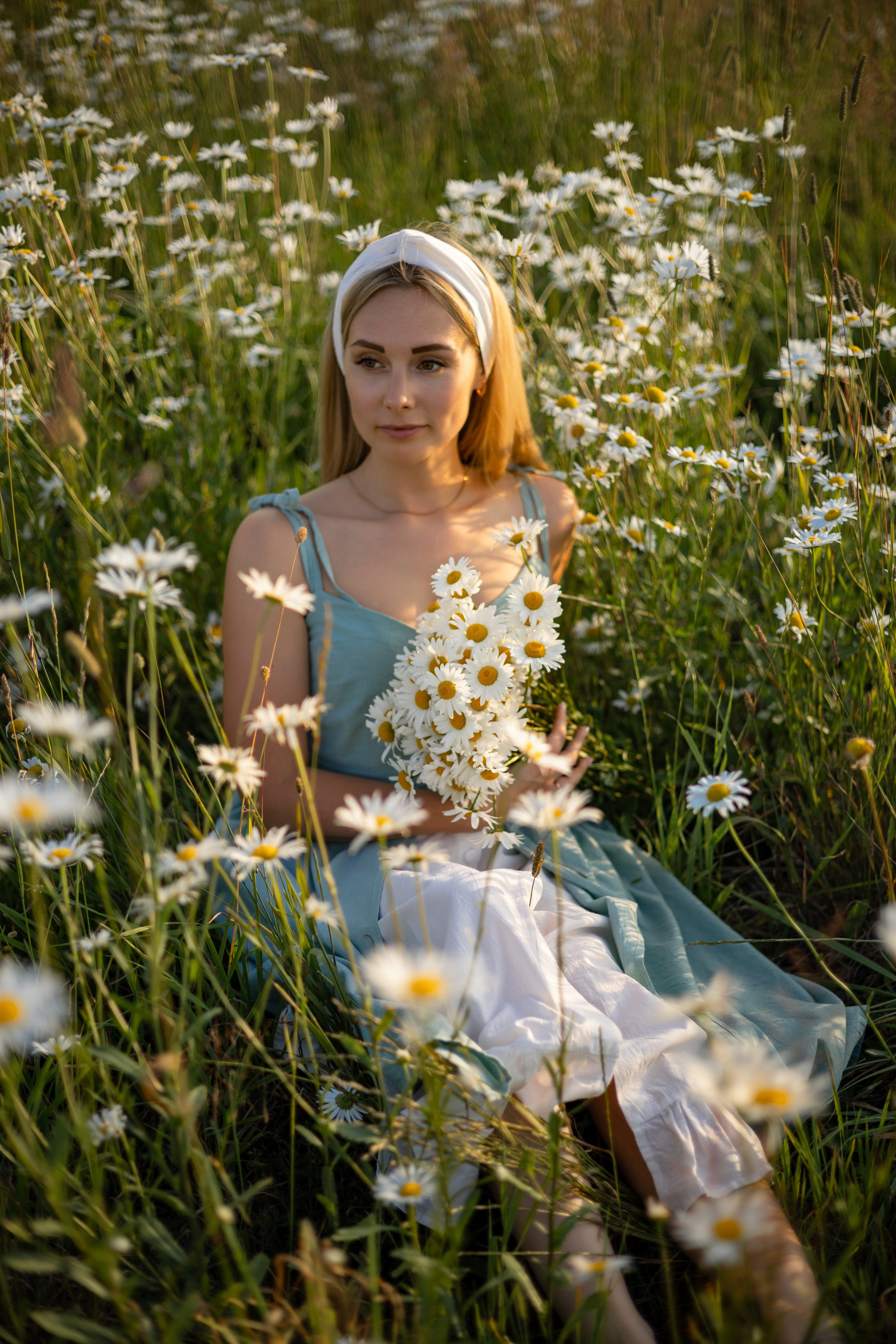Индивидуальная фотосессия. Ромашки. Фотограф Самойлова Анна Архангельск, Северодвинск