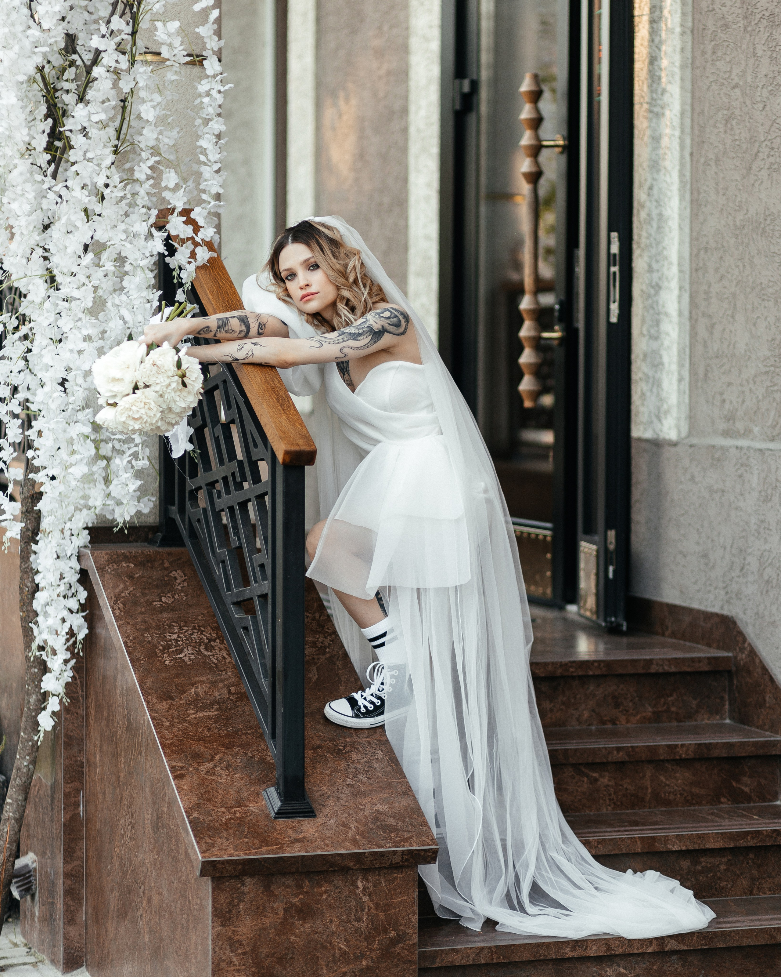 Необычная съемка невесты