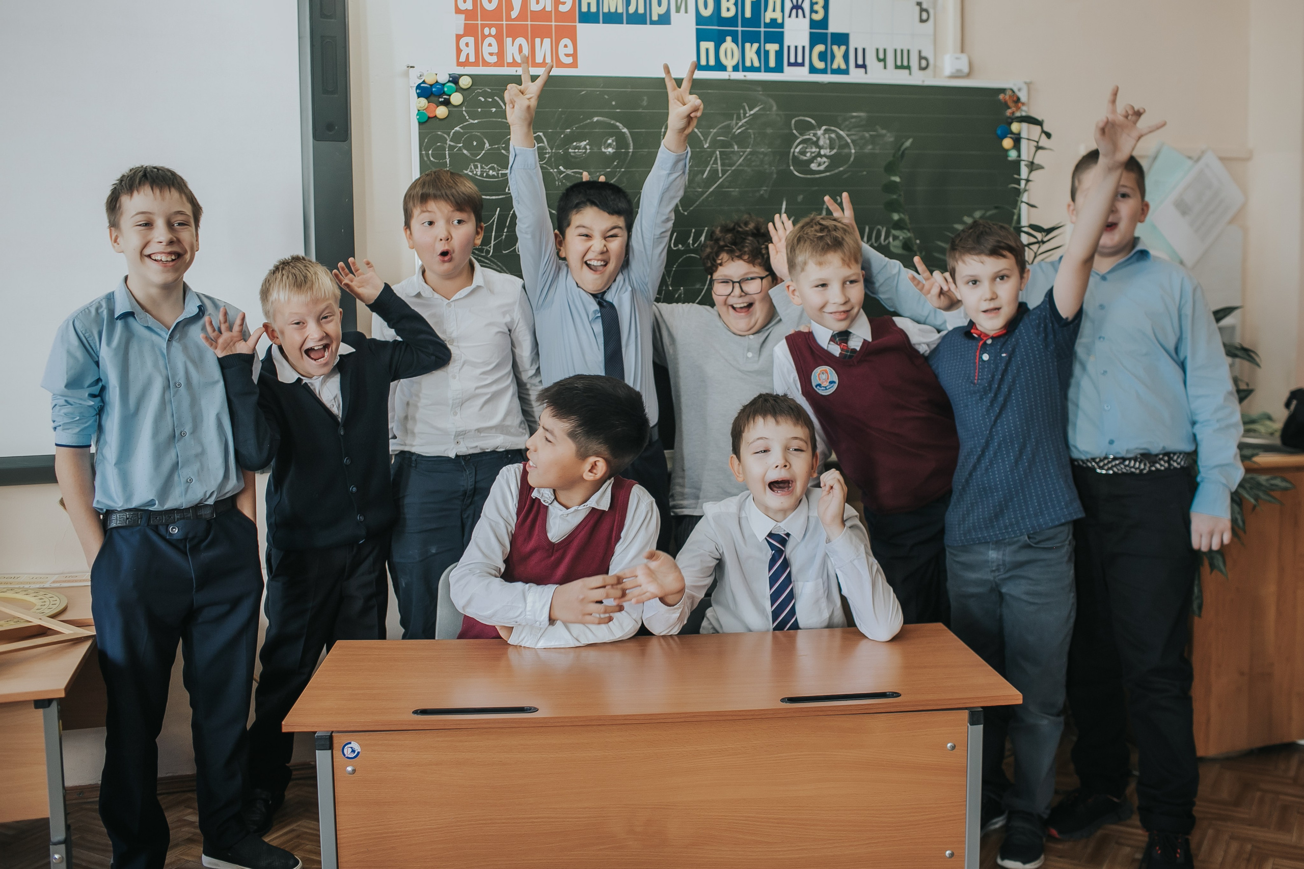 Осенняя съемка 4 класса для Выпускных альбомов. Семейный фотограф в Москве Наталья Чуб, заказать Фотокнигу