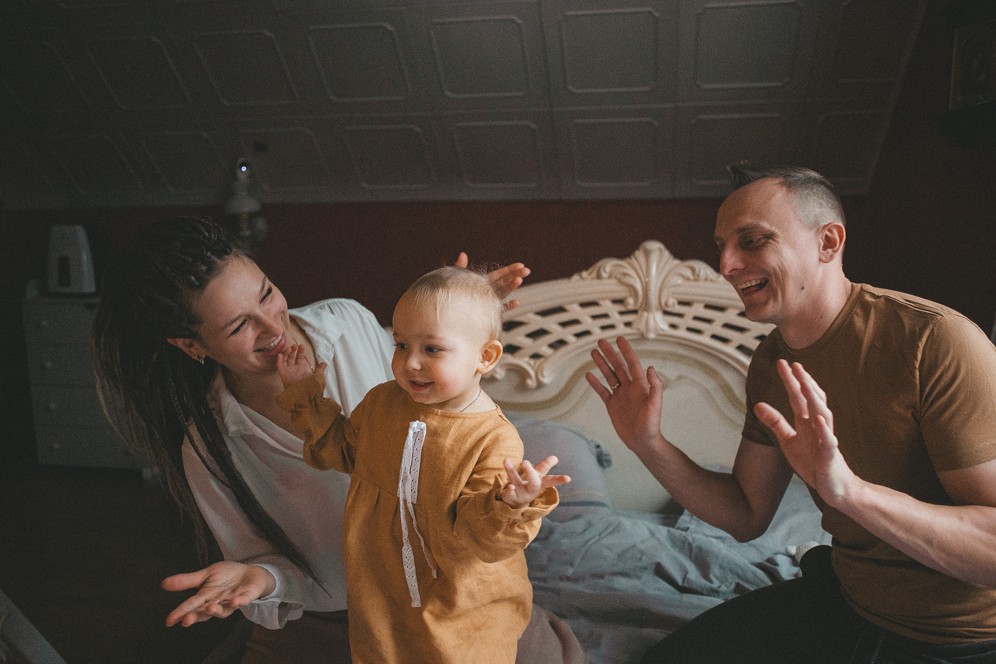 Домашняя Life-съемка для Ани, Антона и Саши. Семейный фотограф в Москве Марина Петра